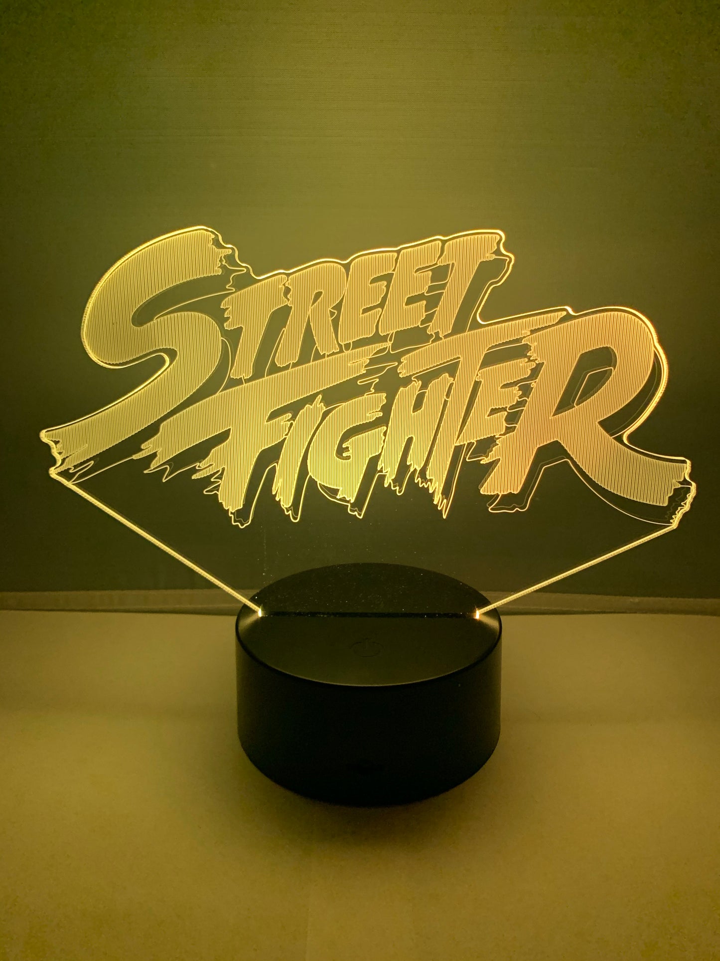 Lampe 3D DEL Logo Street Fighter