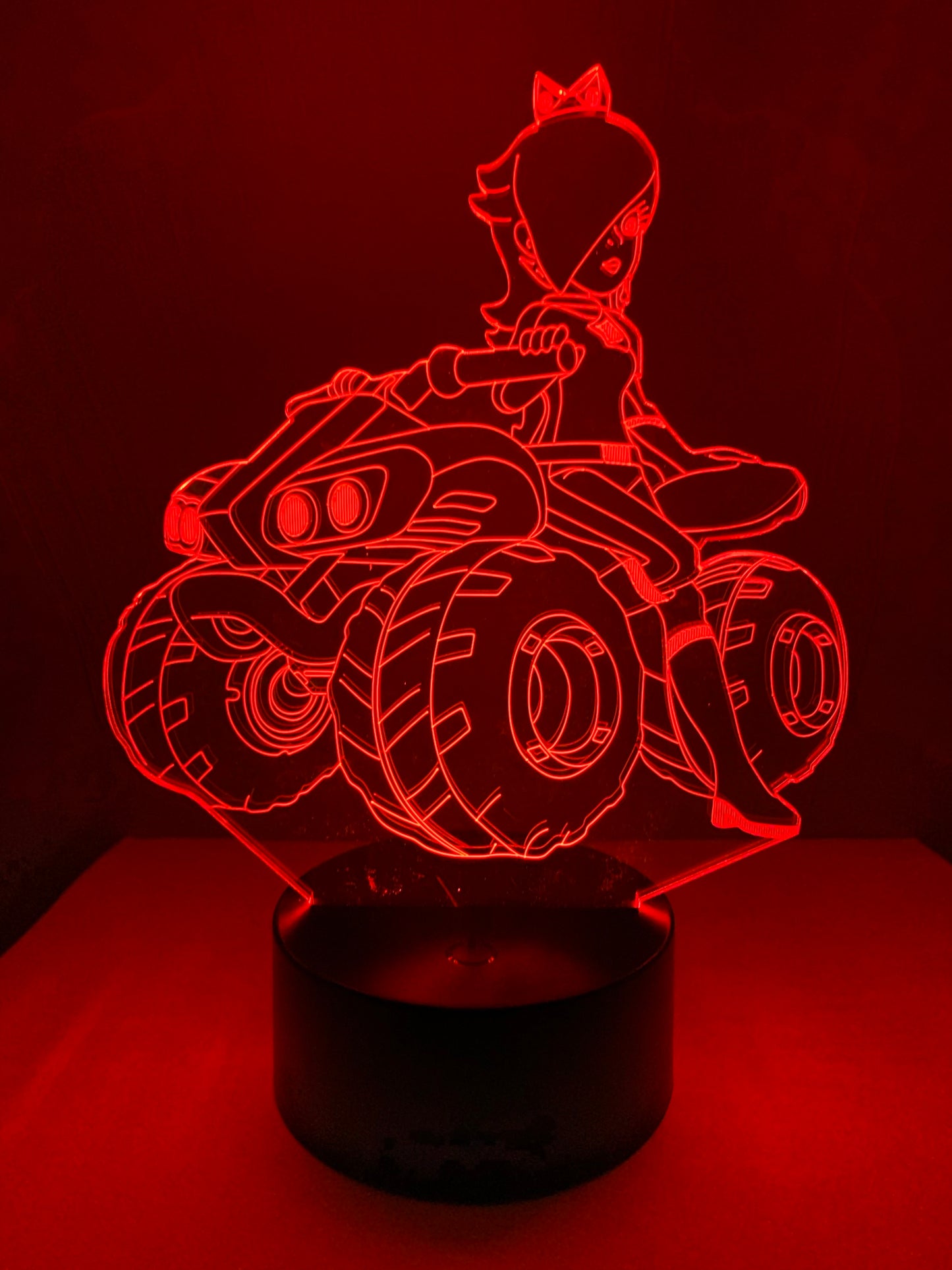 Lampe 3D DEL Princesse Rosalina Mario Kart