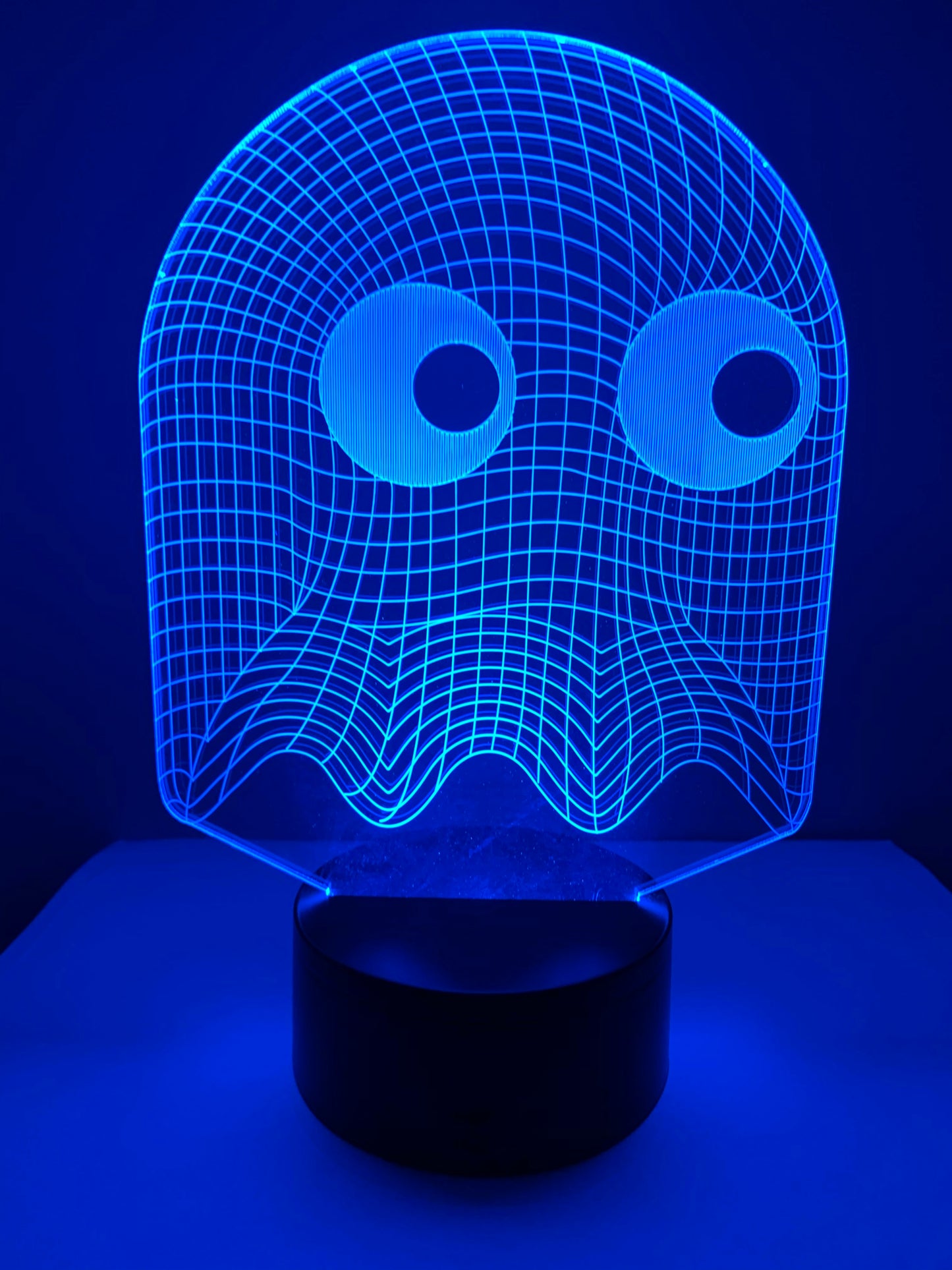 Lampe 3D DEL Fantôme Pac Man Arcade
