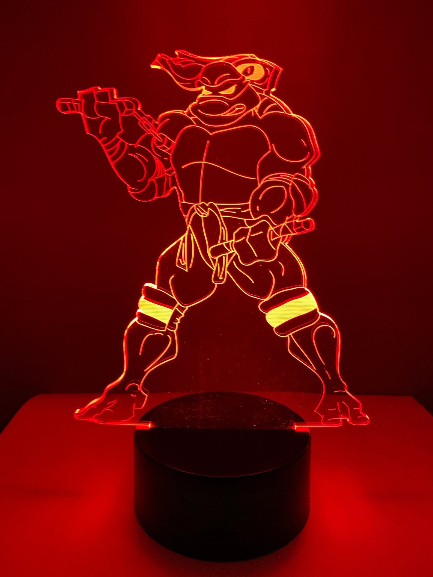 Lampe 3D DEL Michelangelo Ninja Turtles (Tortues Ninja)