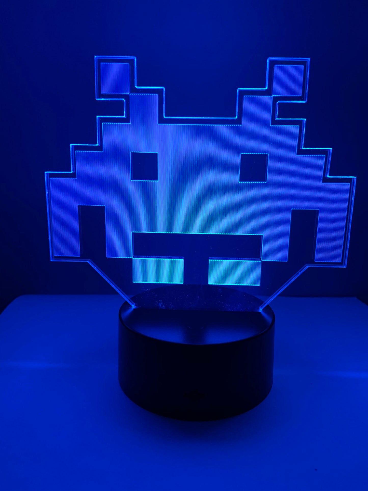 Lampe 3D DEL Alien Space Invaders Arcade