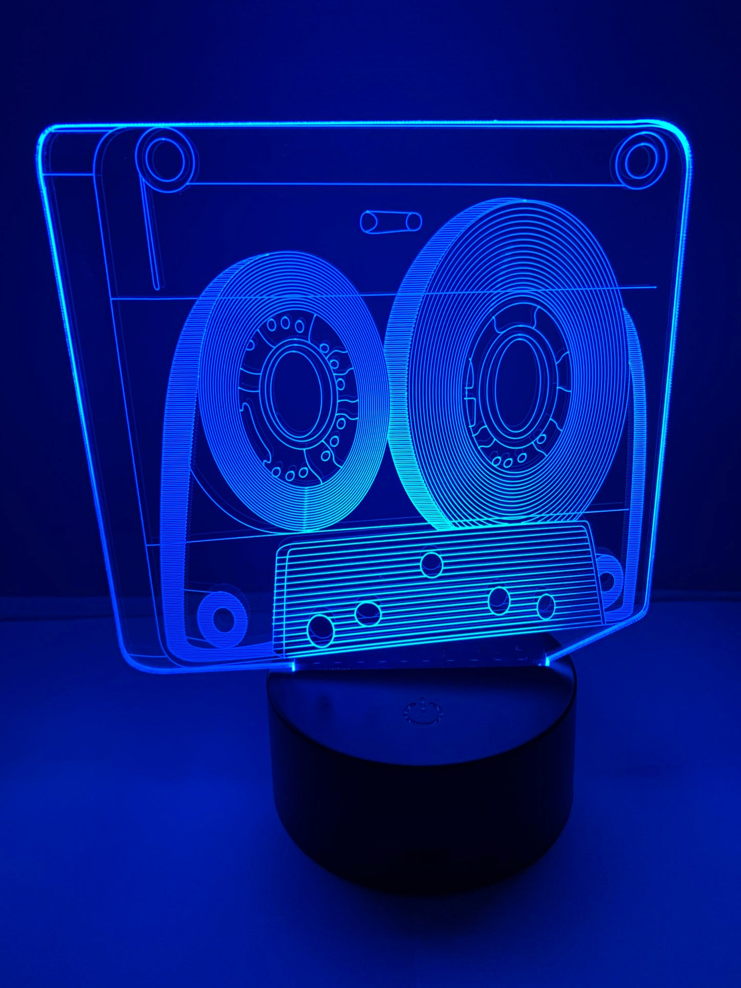 Lampe 3D DEL Rétro Cassette de musique