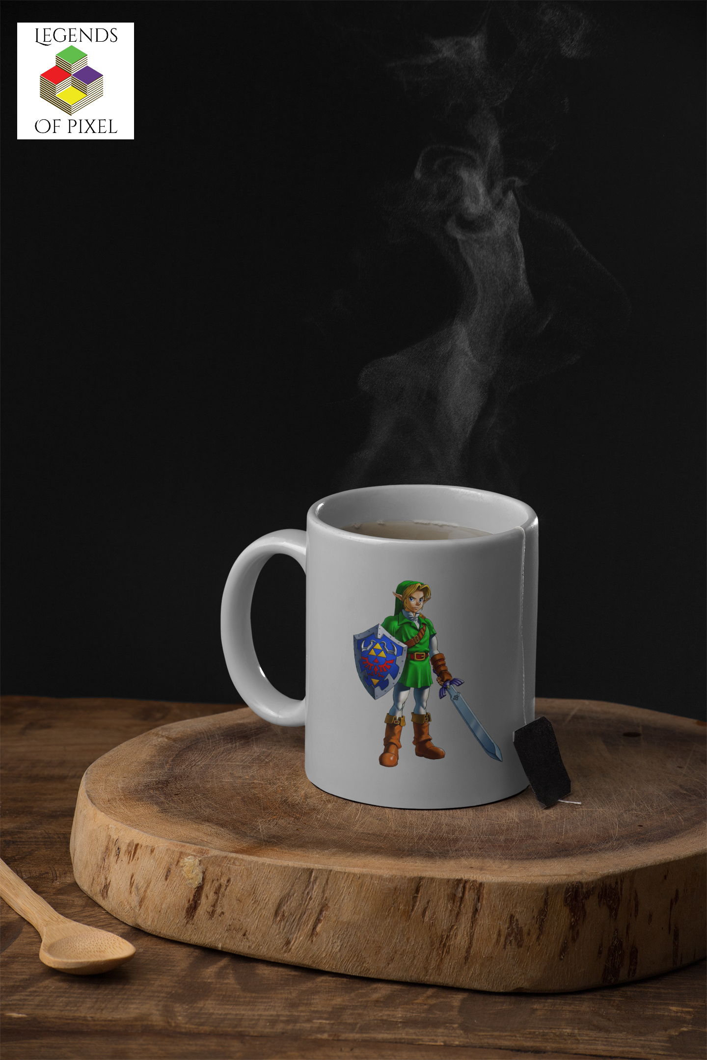 Autocollant pour tasse Link Zelda Ocarina Of Time