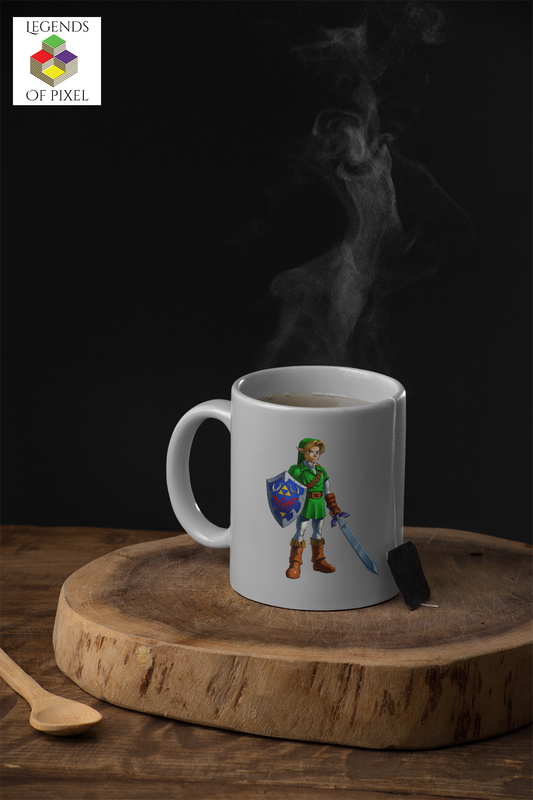 Autocollant pour tasse Link Zelda Ocarina Of Time