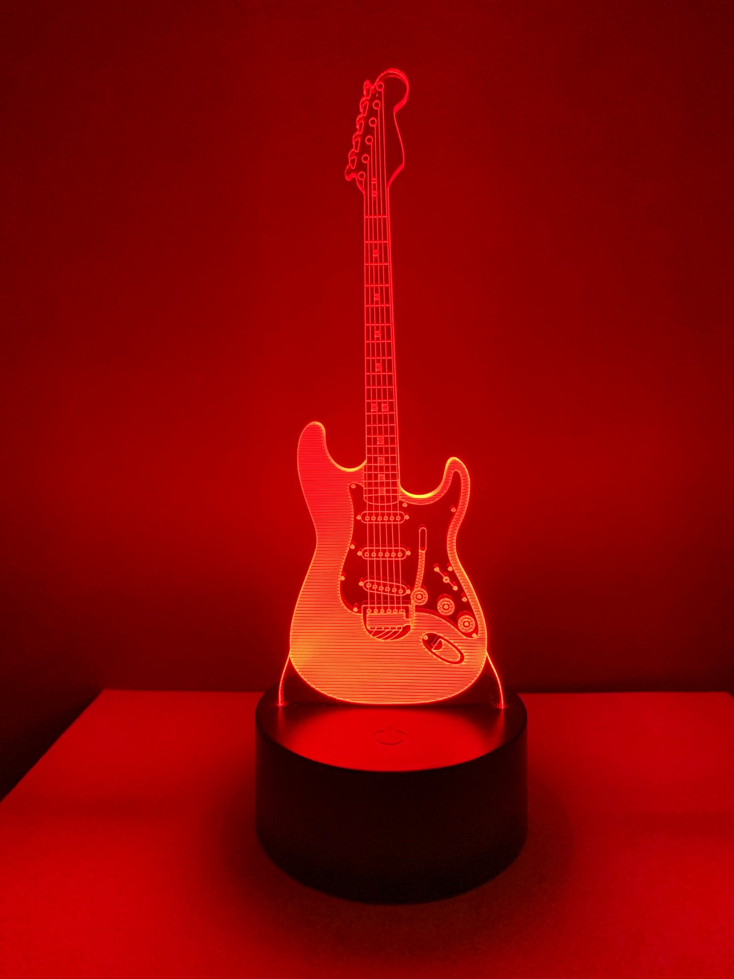 Lampe 3D DEL Guitare électrique (Musique)