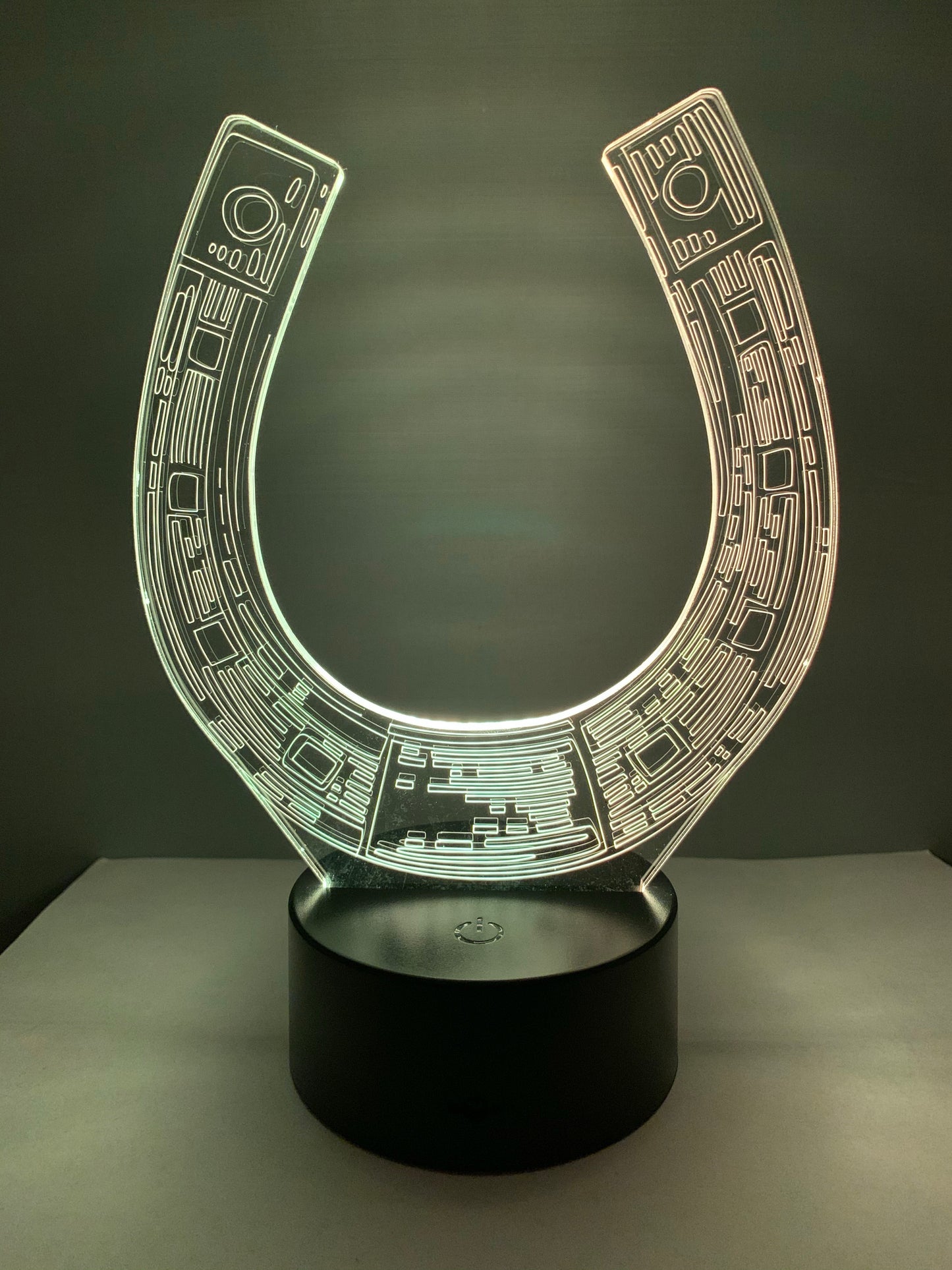 Lampe 3D DEL Fer à Cheval