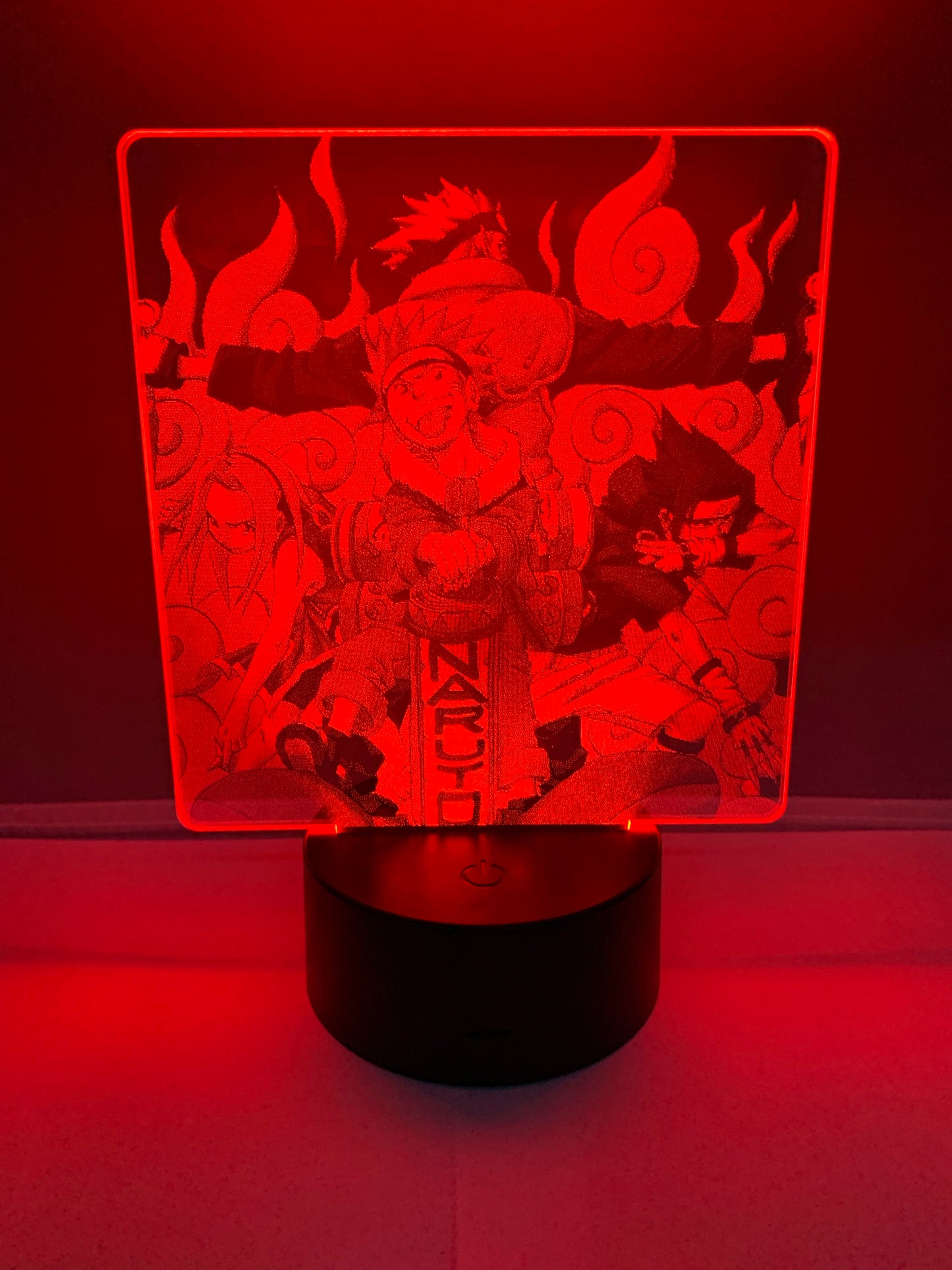 Lampe DEL Photo Réaliste Personnages Naruto