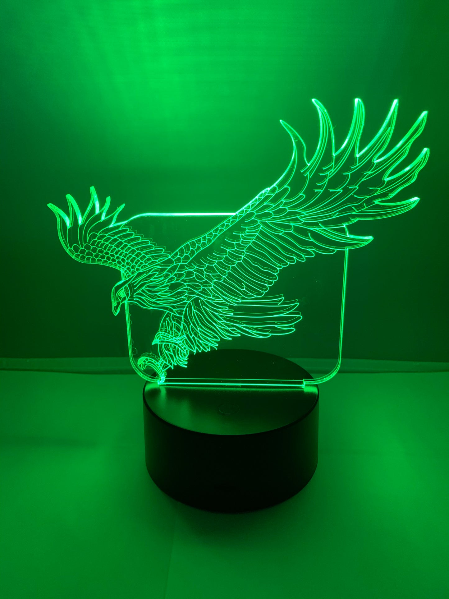 Lampe 3D DEL Aigle