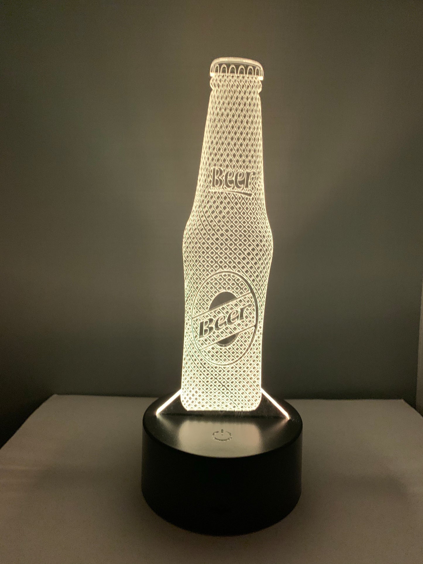 Lampe 3D DEL Bière