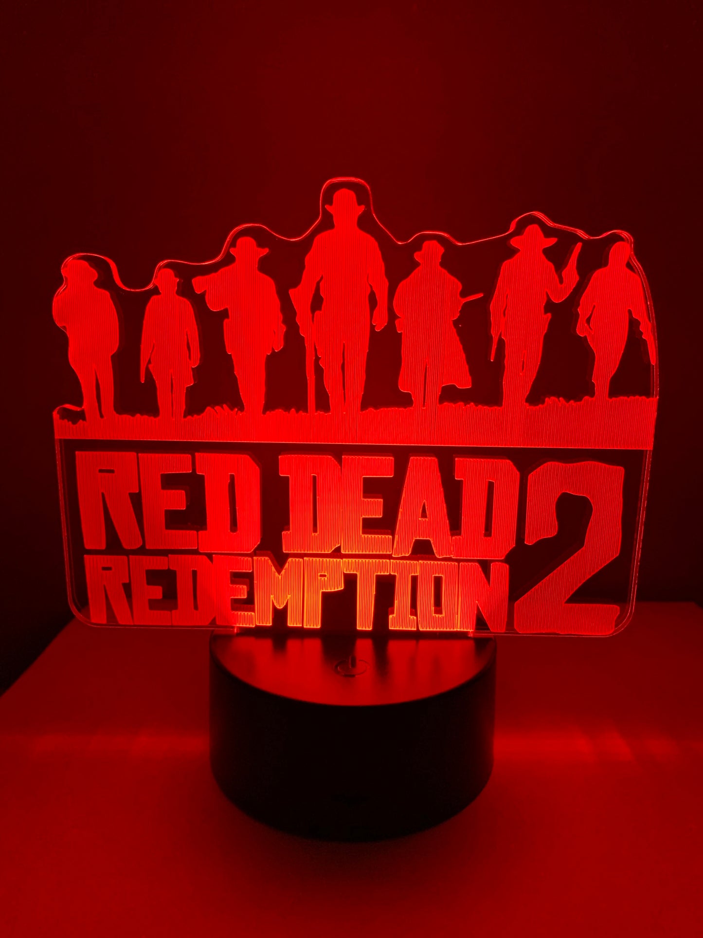 Lampe 3D DEL Red Dead Redemption 2