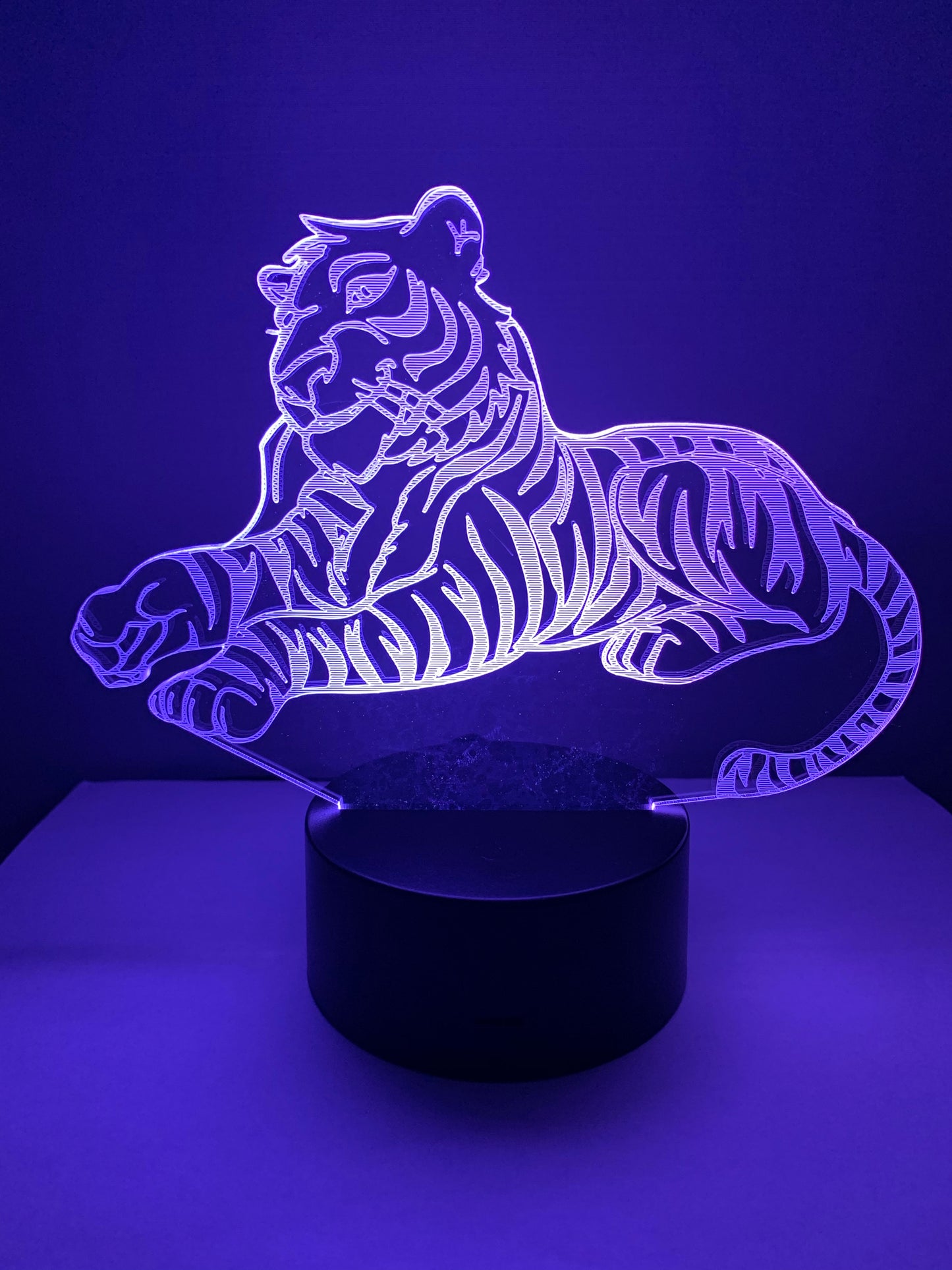 Lampe 3D DEL Tigre