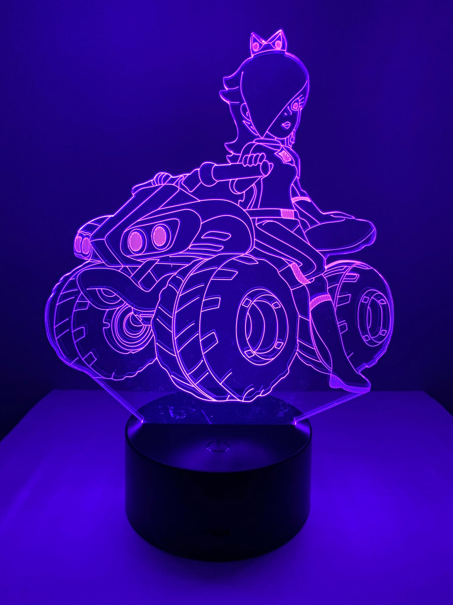 Lampe 3D DEL Princesse Rosalina Mario Kart