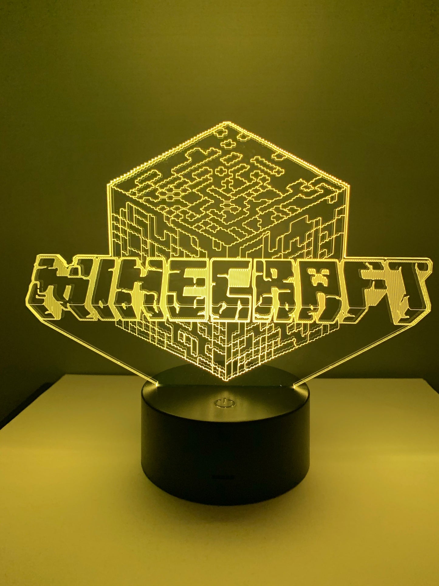 Lampe 3D DEL Minecraft