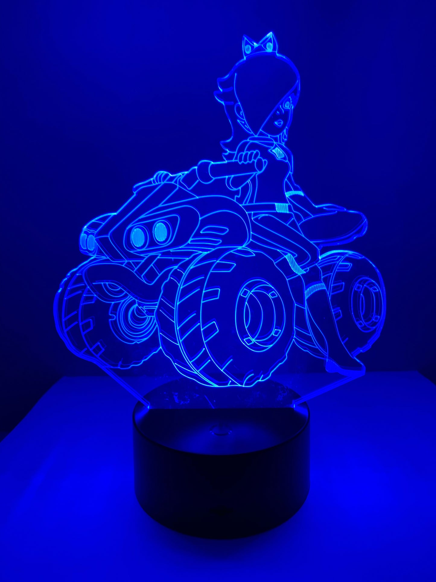 Lampe 3D DEL Princesse Rosalina Mario Kart