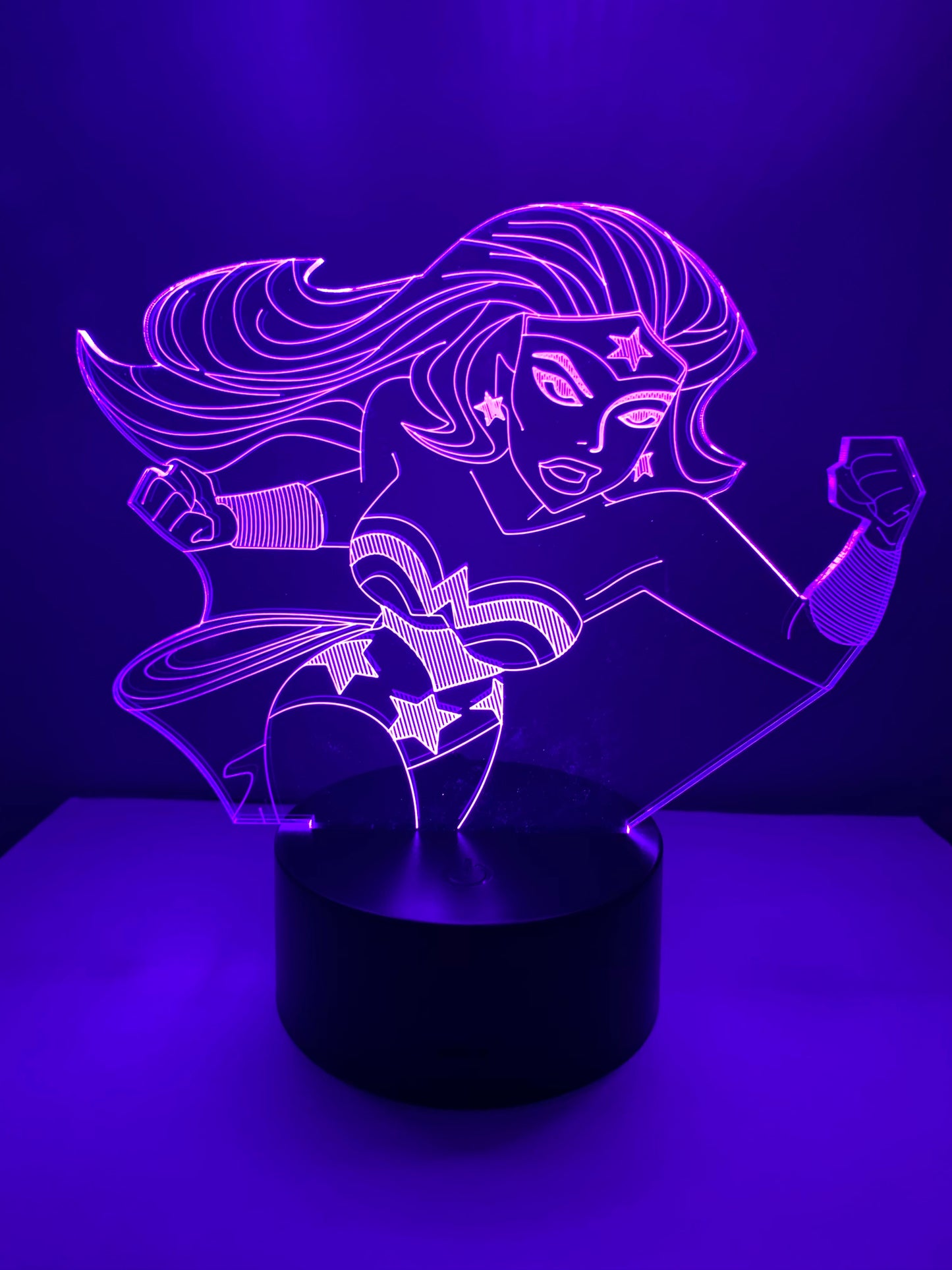 Lampe 3D DEL Wonder Women