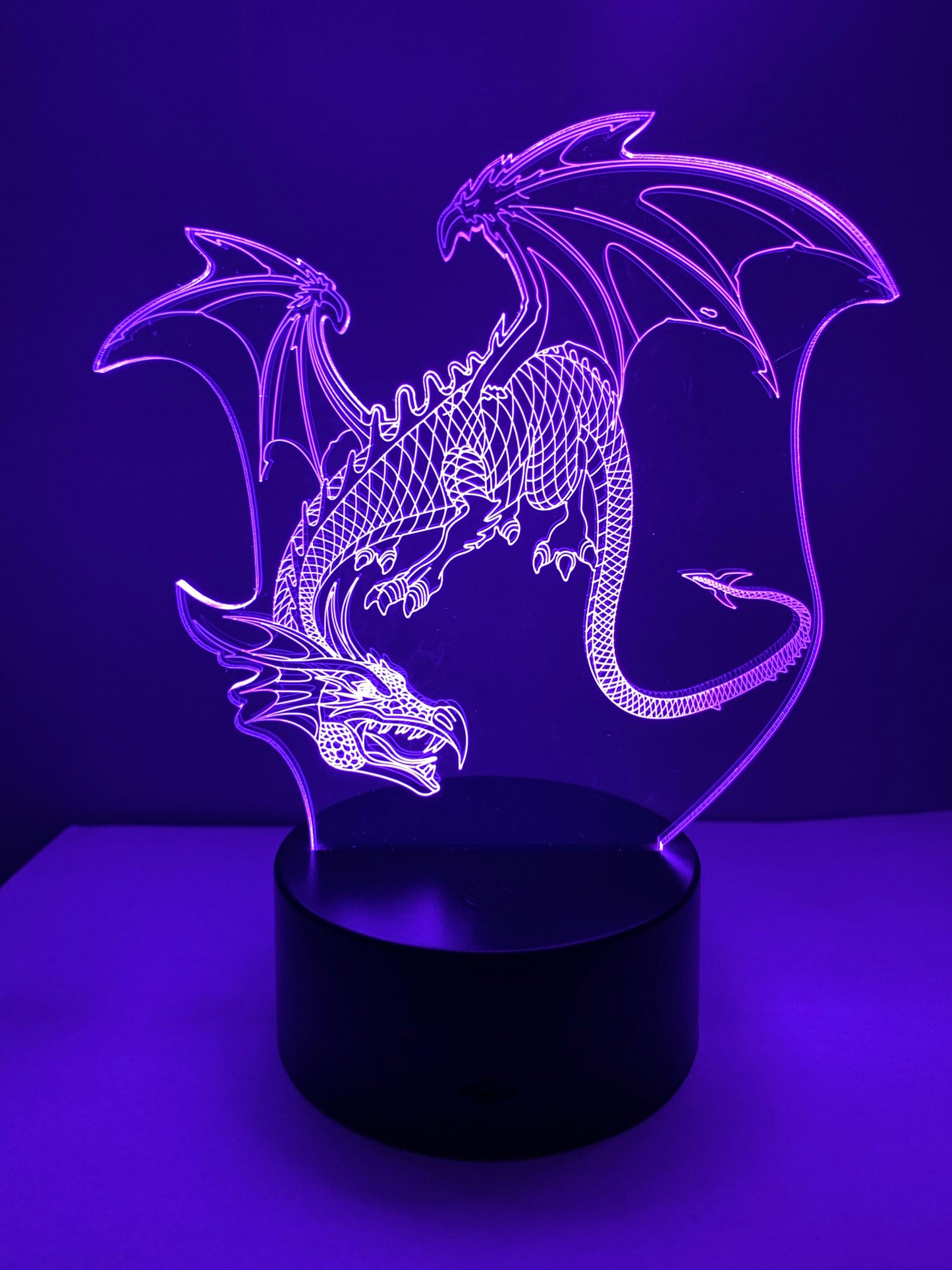 Lampe 3D DEL Dragon