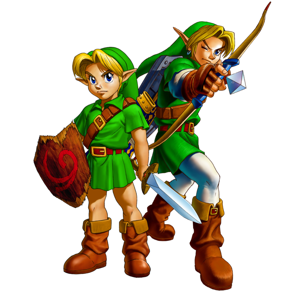 Autocollant pour tasse Jeune Link/Adulte Zelda Ocarina Of Time