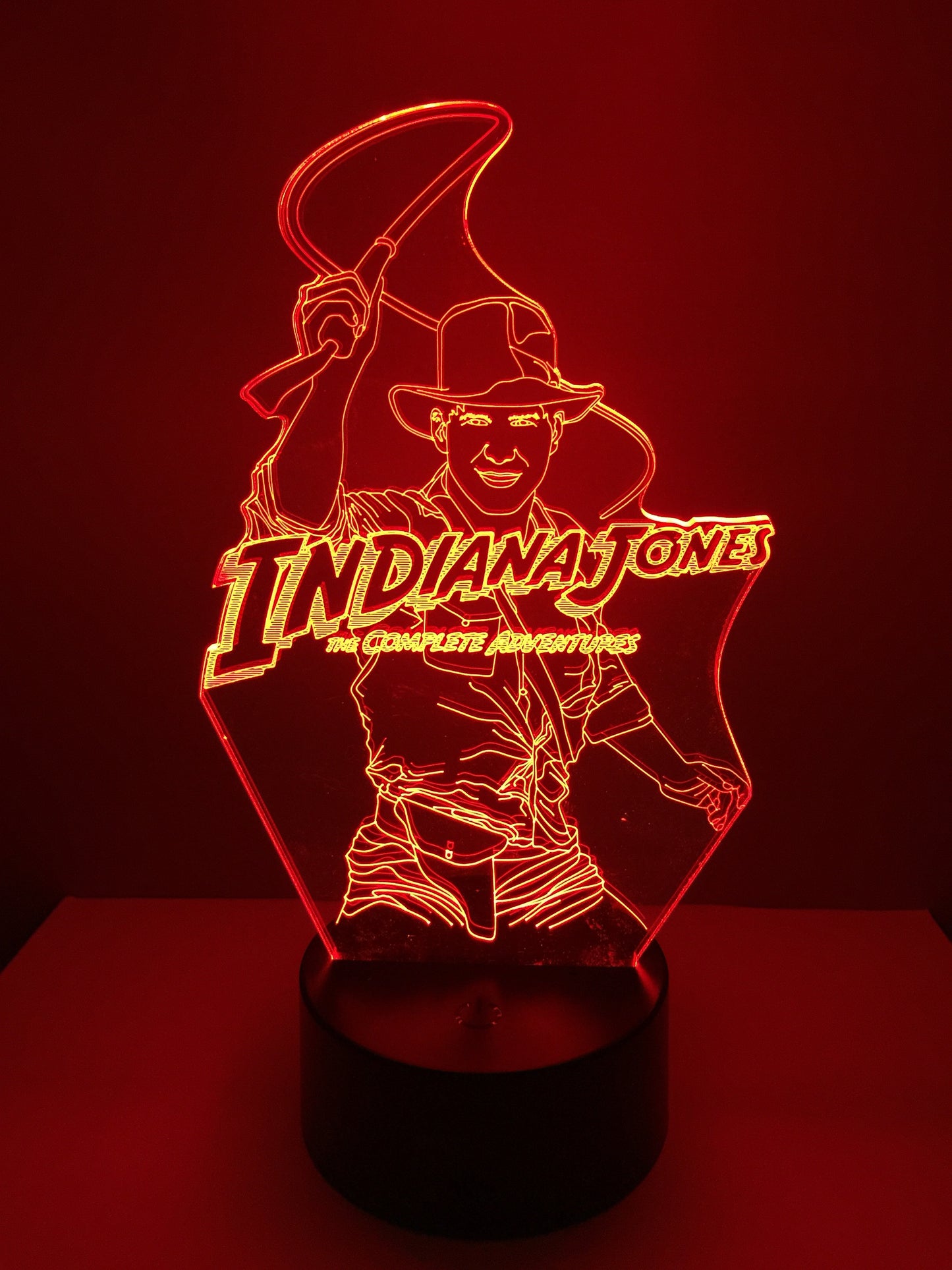 Lampe 3D DEL Indiana Jones