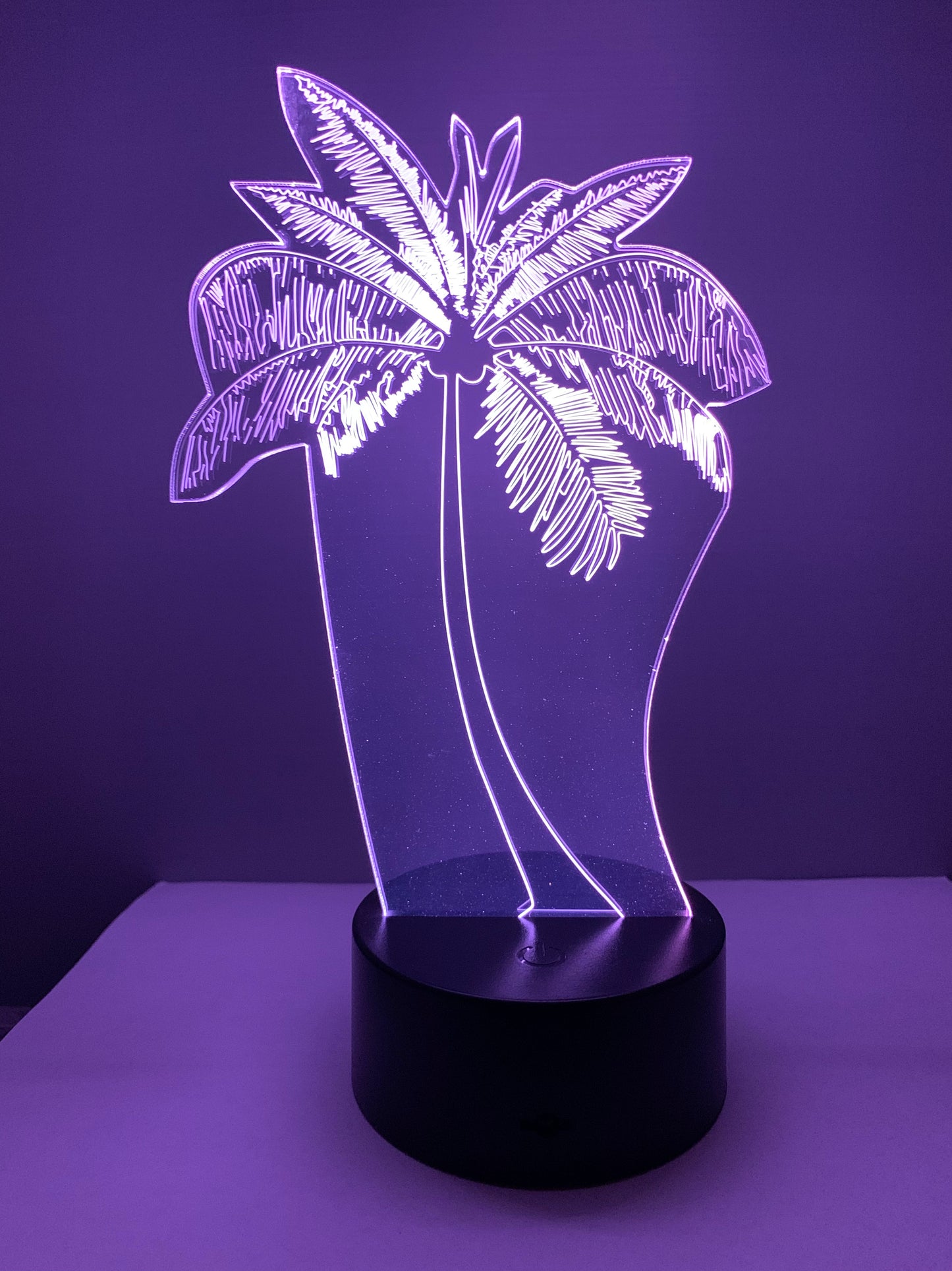 Lampe 3D DEL Palmier