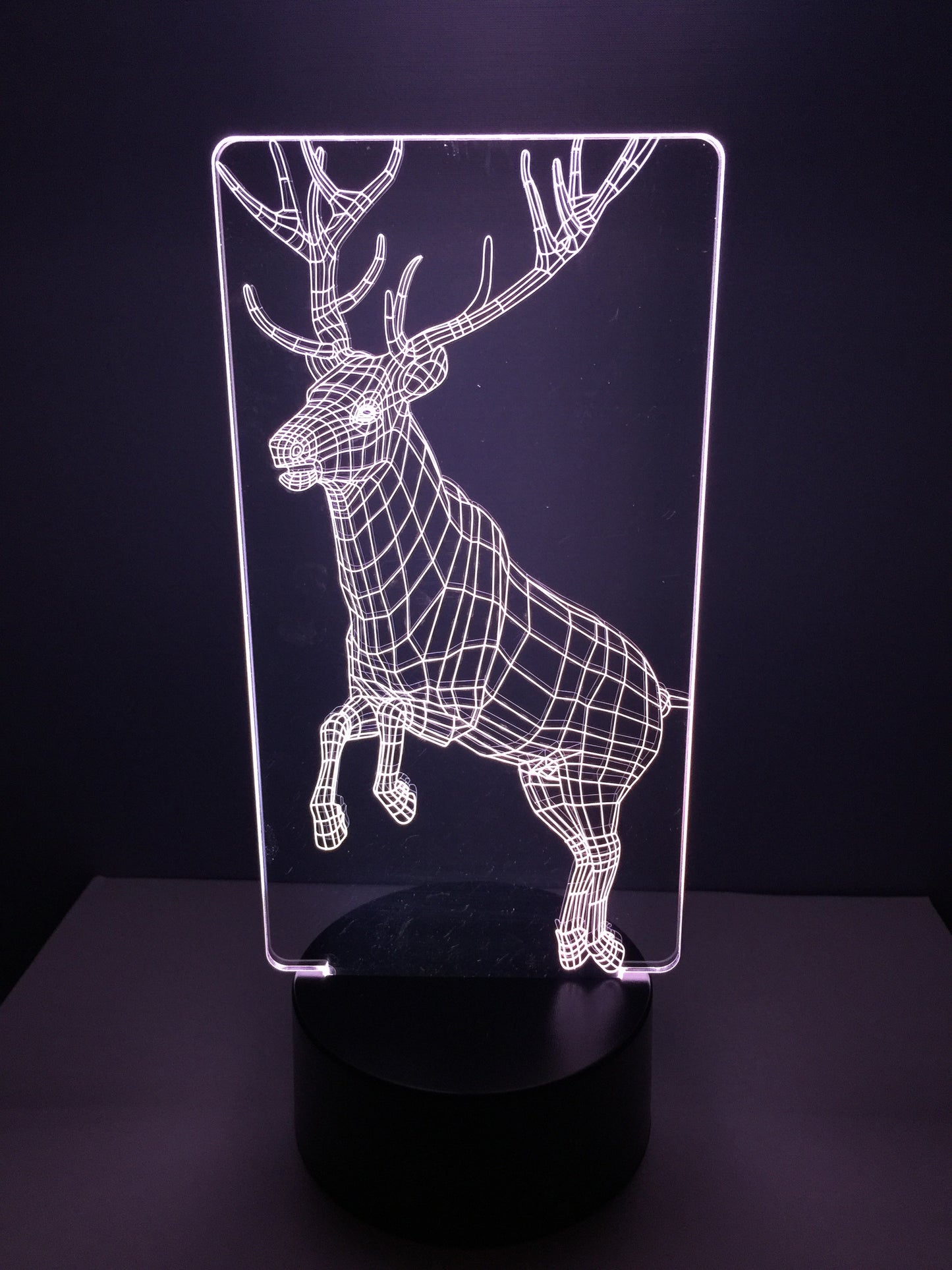 Lampe 3D DEL Chevreuil