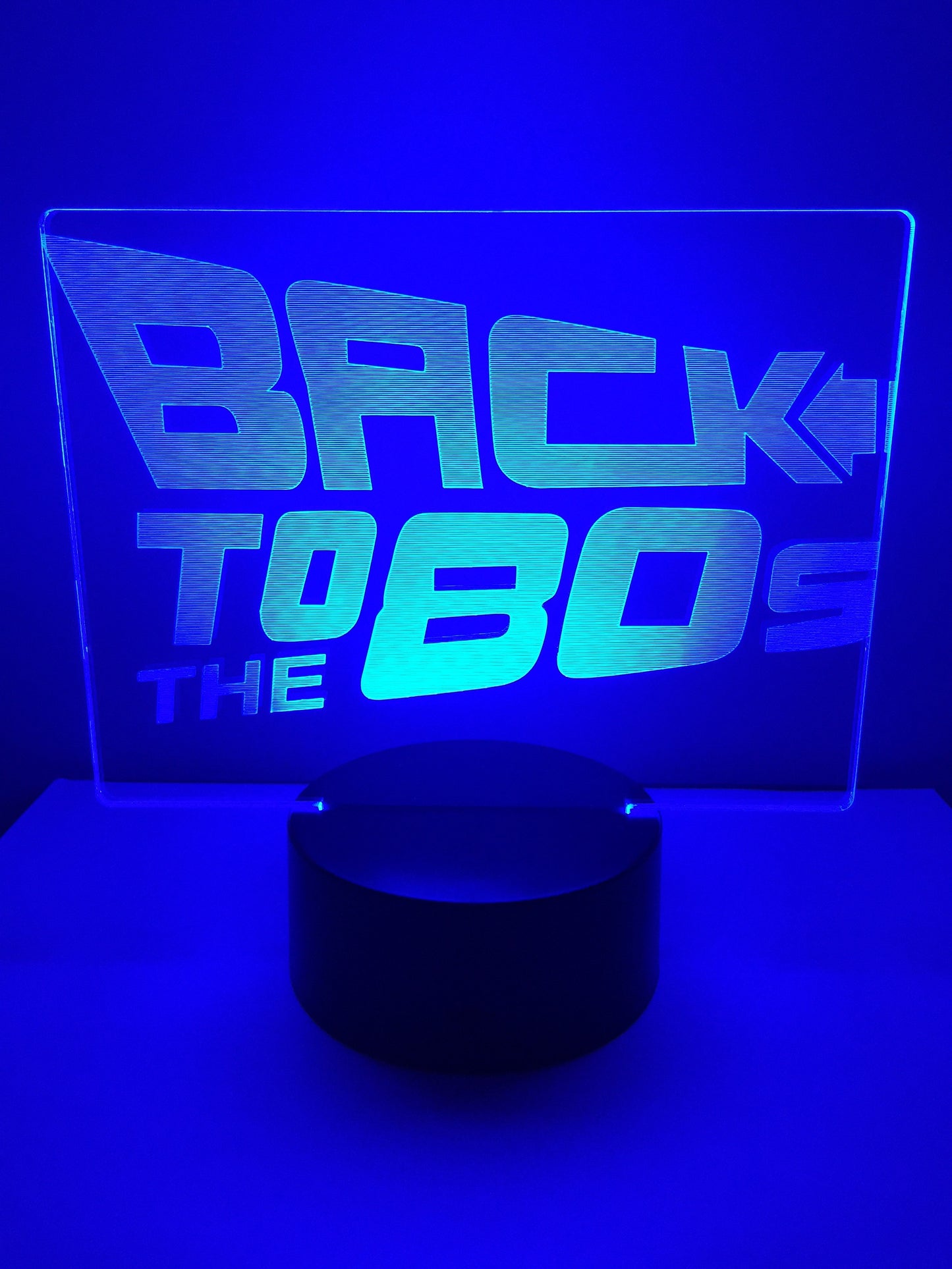 Lampe 3D DEL Back to the 80’s