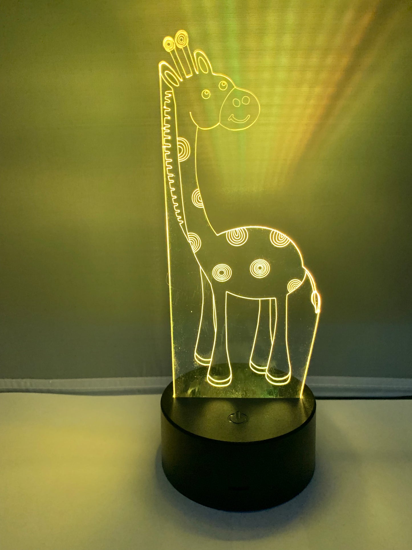 Lampe 3D DEL Petite Giraffe