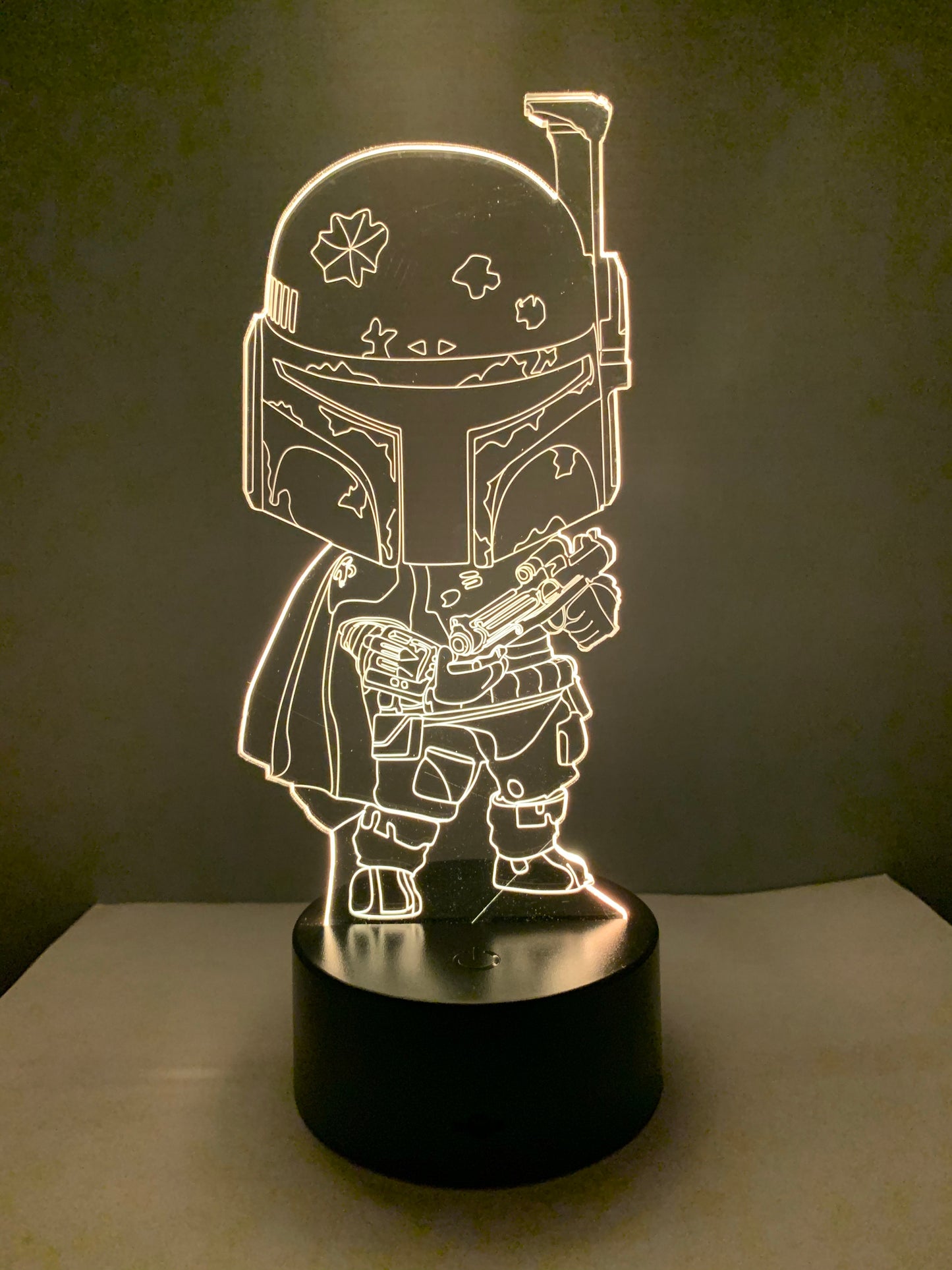 Lampe 3D DEL Boba Fett Star Wars