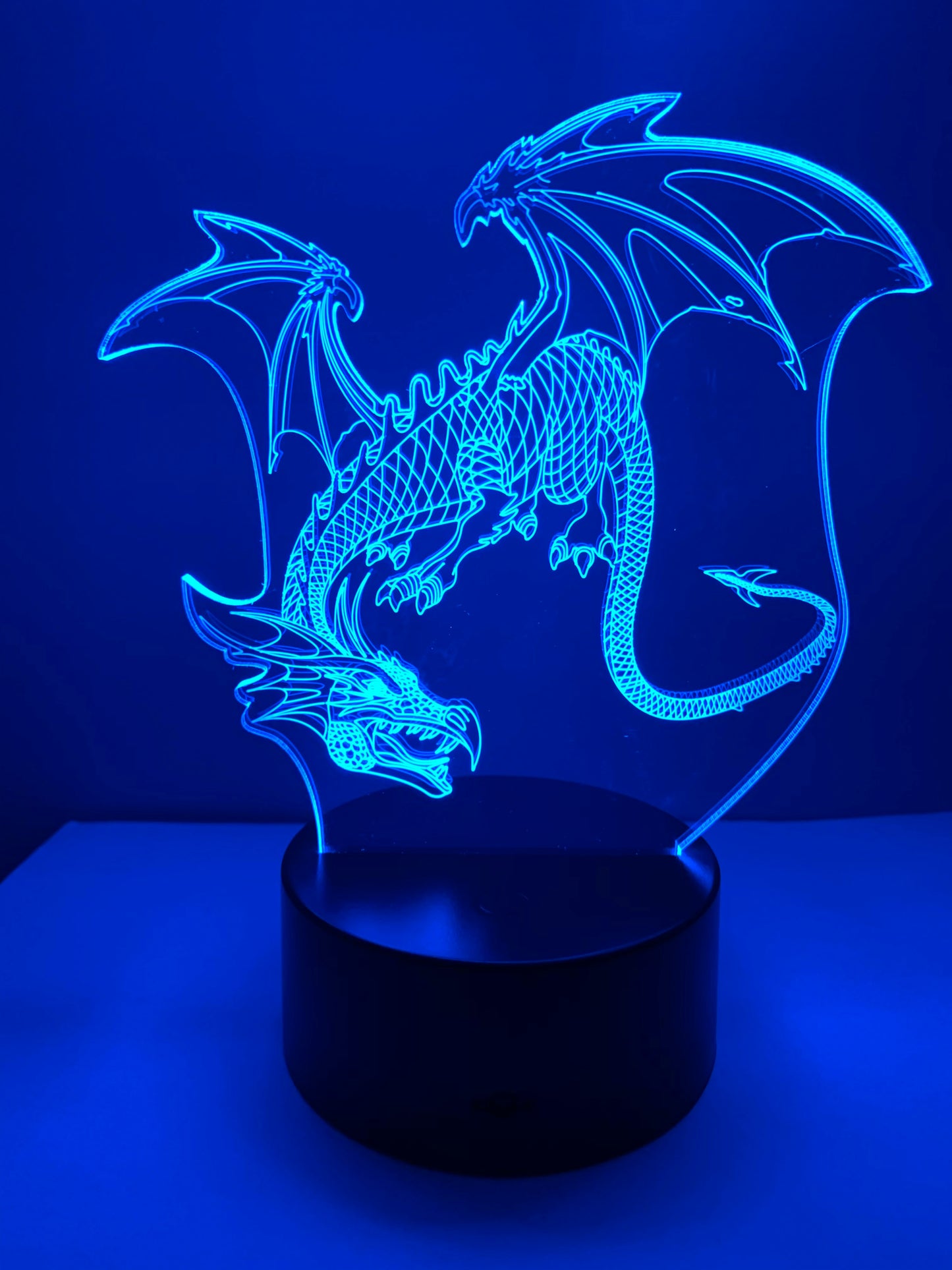 Lampe 3D DEL Dragon