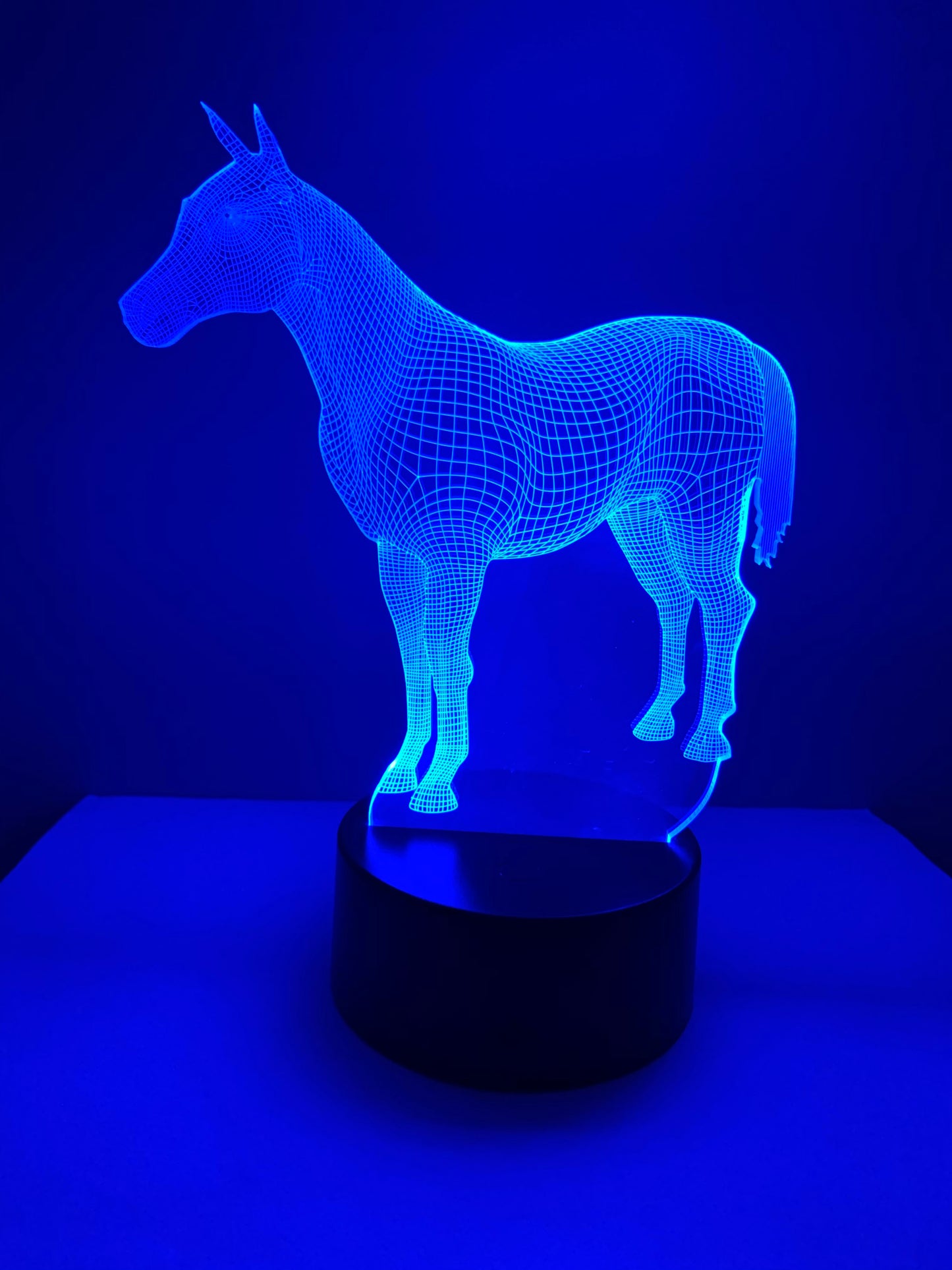 Lampe 3D DEL Cheval