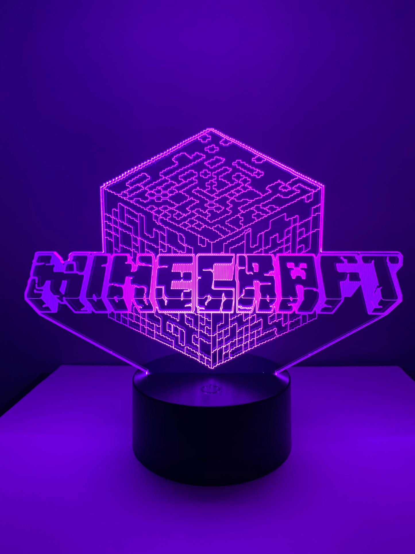 Lampe 3D DEL Minecraft