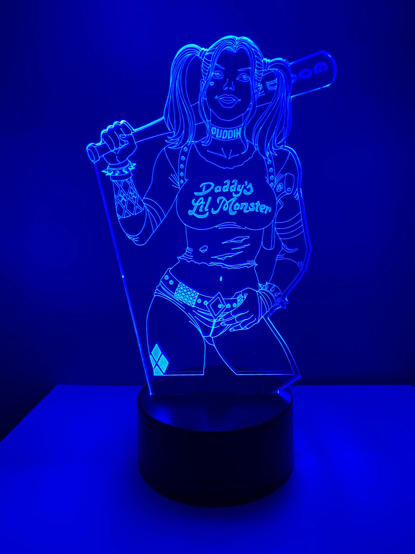 Lampe 3D DEL Harley Quinn (Batman)