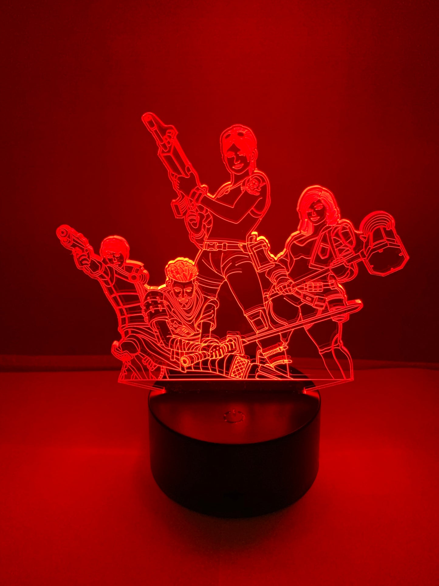 Lampe 3D DEL Fortnite Personnages Variés
