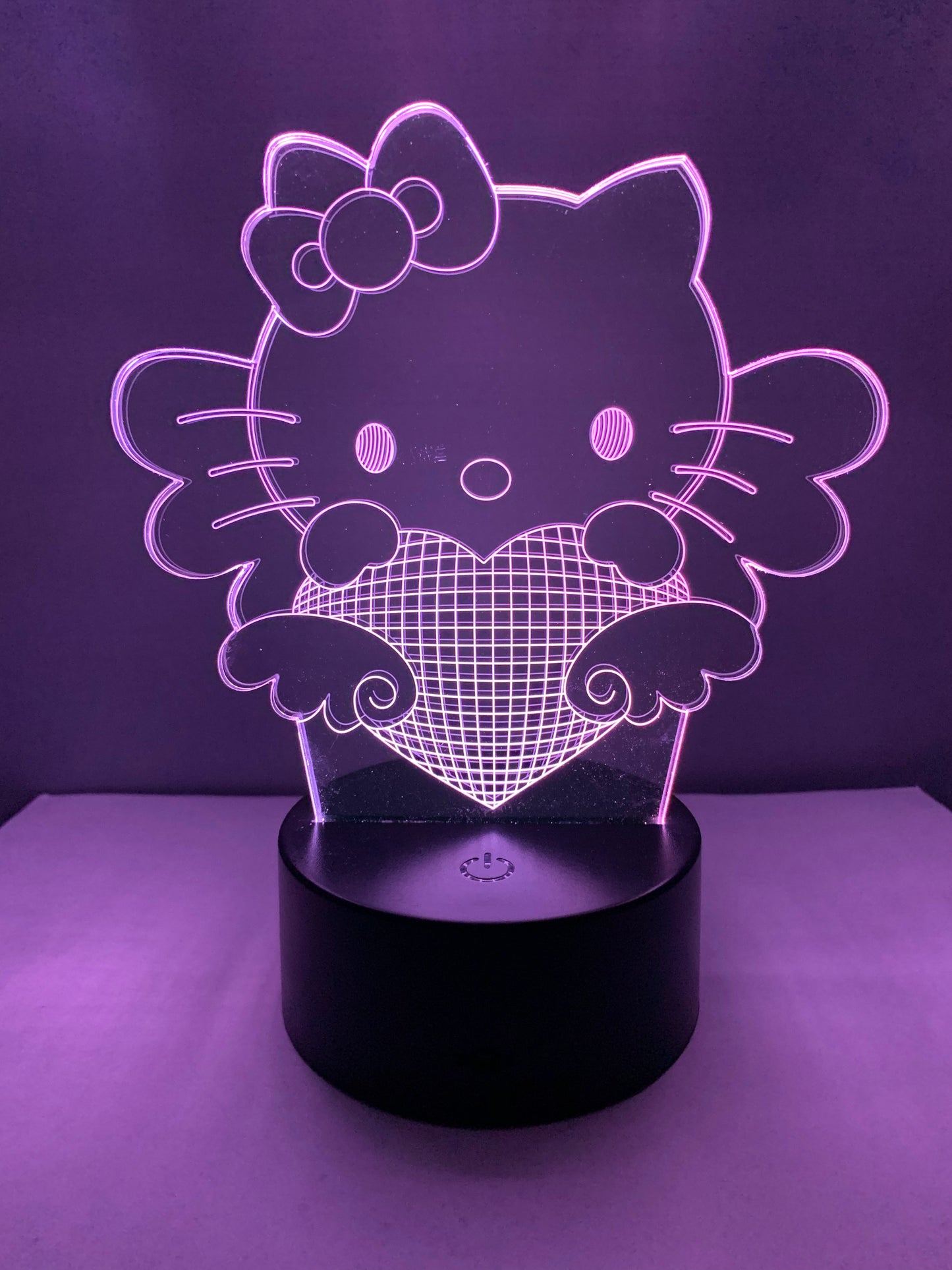 Lampe 3D DEL Chat Hello Kitty