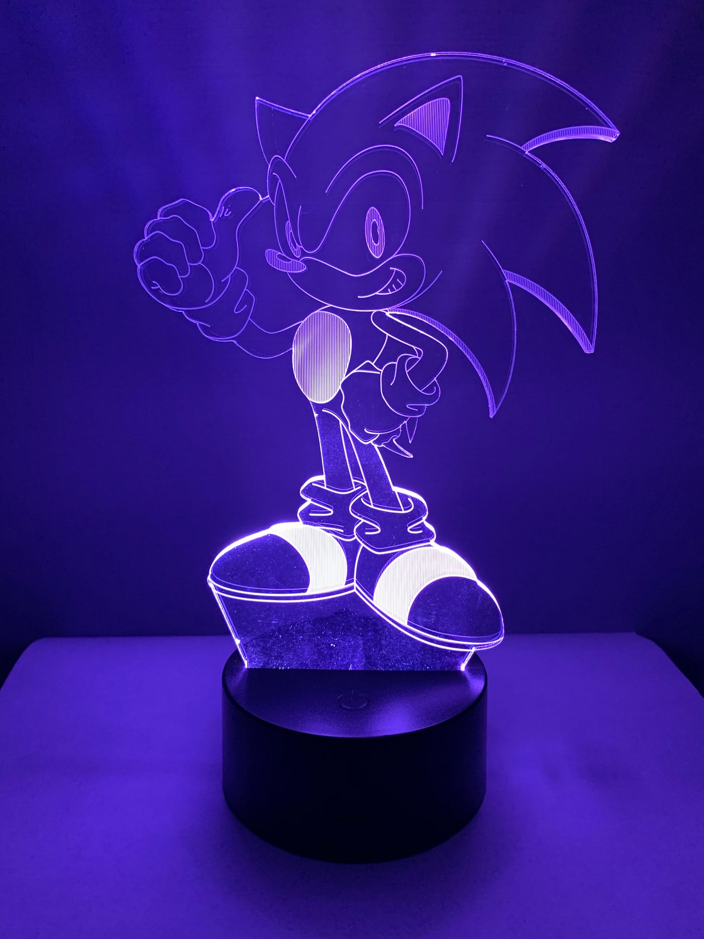 Lampe 3D DEL Sonic The Hedgehog