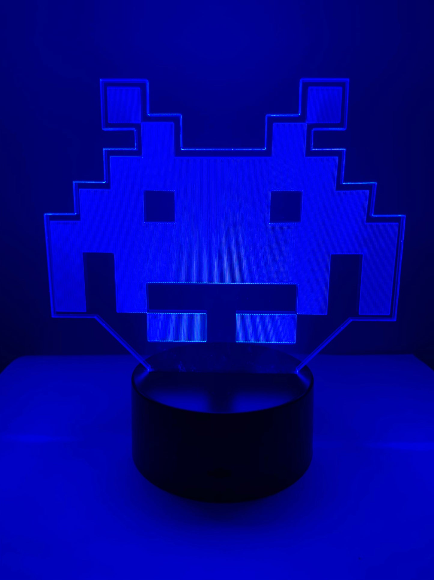 Lampe 3D DEL Alien Space Invaders Arcade