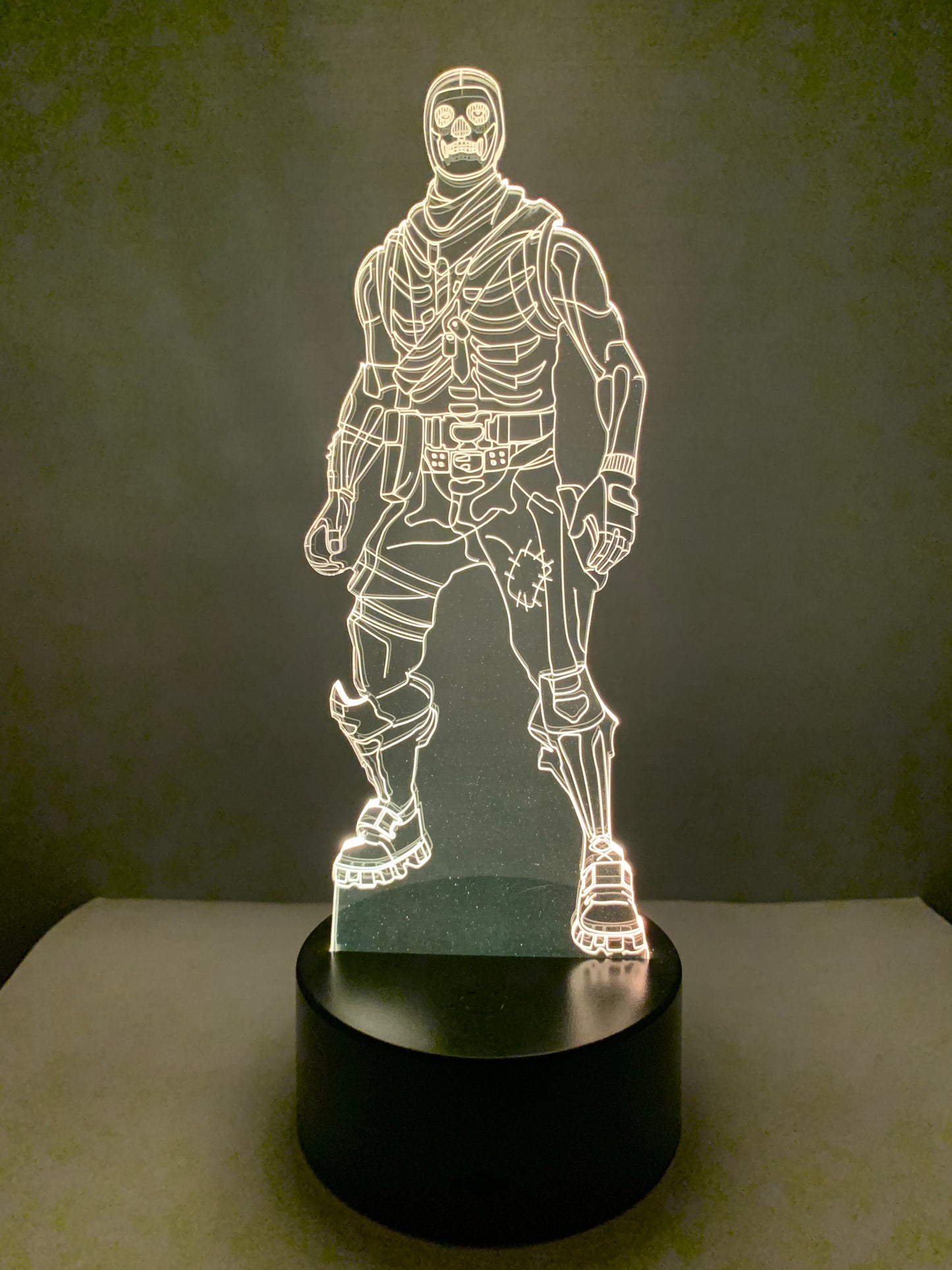 Lampe 3D DEL Fortnite Soldat Squelette