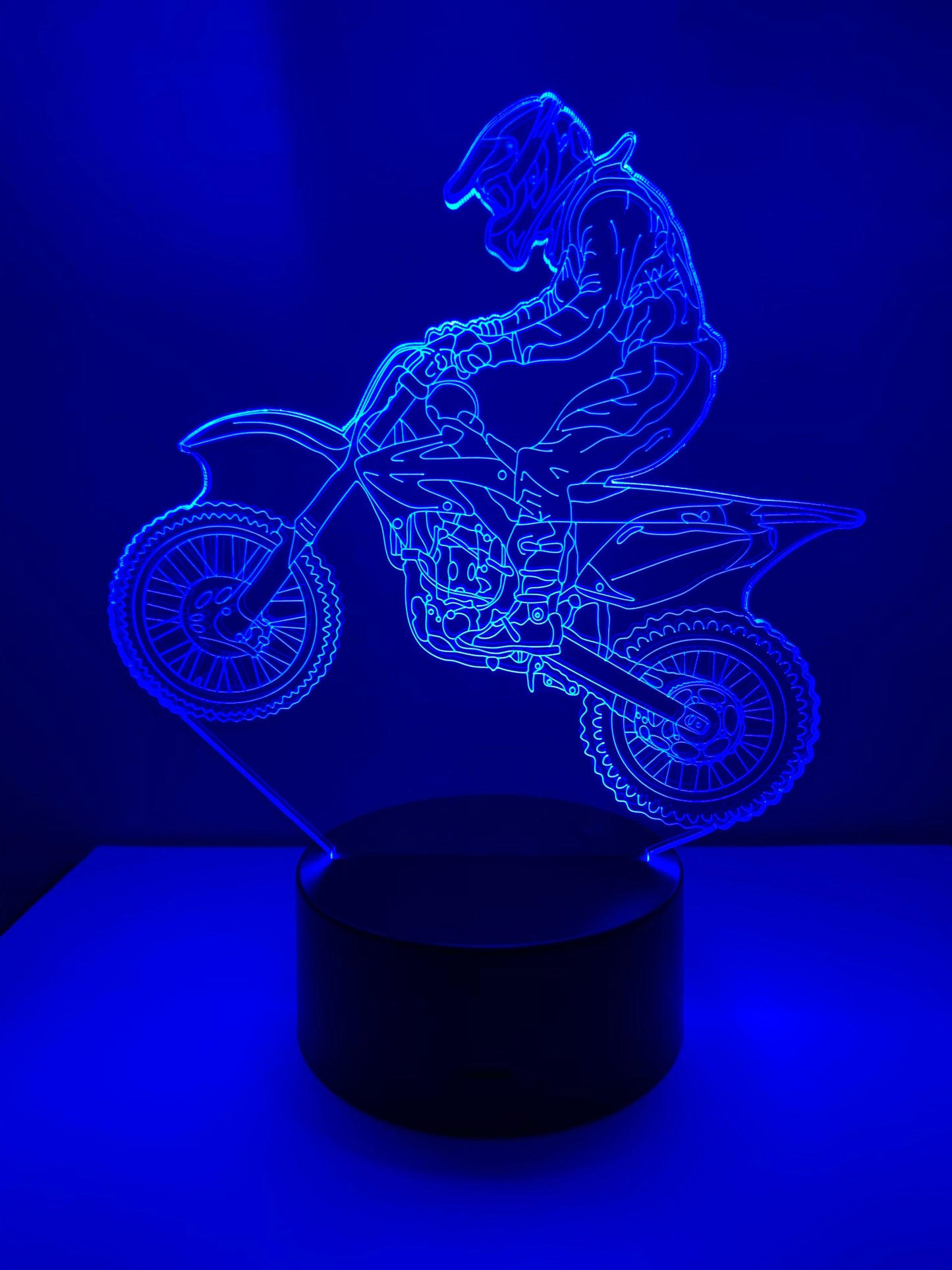 Lampe 3D DEL Motocross (Moto)