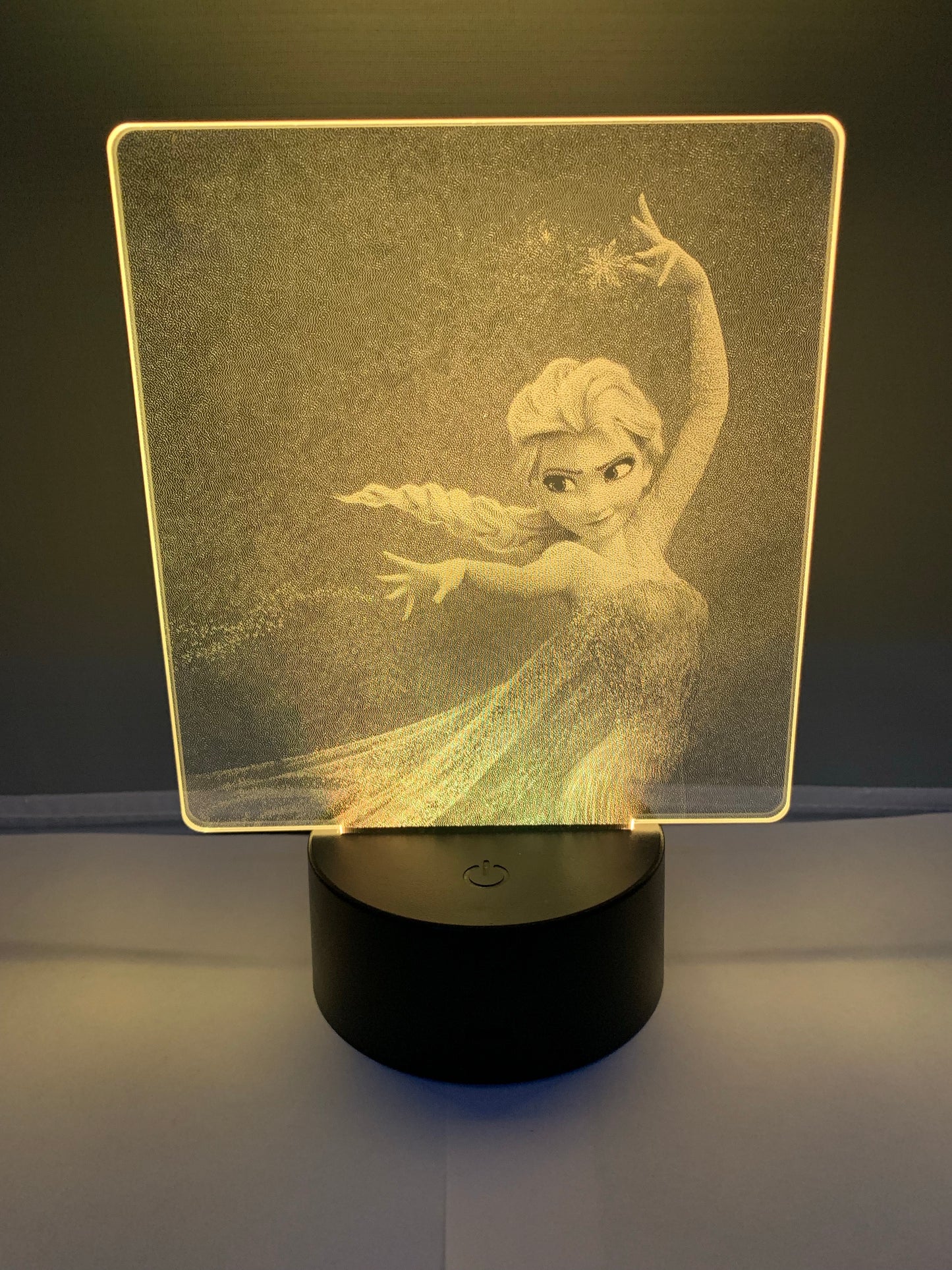 Lampe DEL Photo Réaliste Elsa La Reine des Neiges