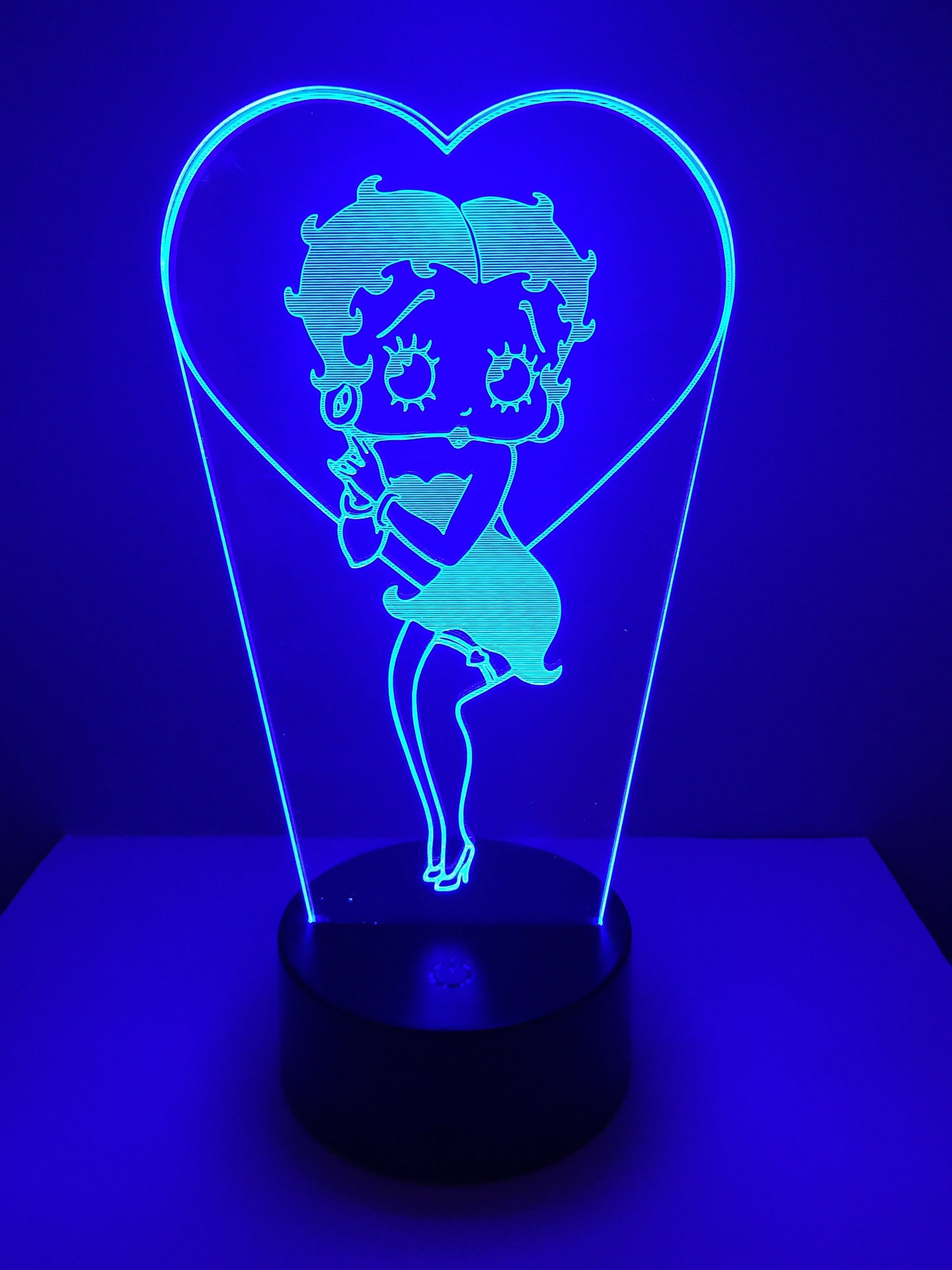 Lampe 3D DEL Betty Boop