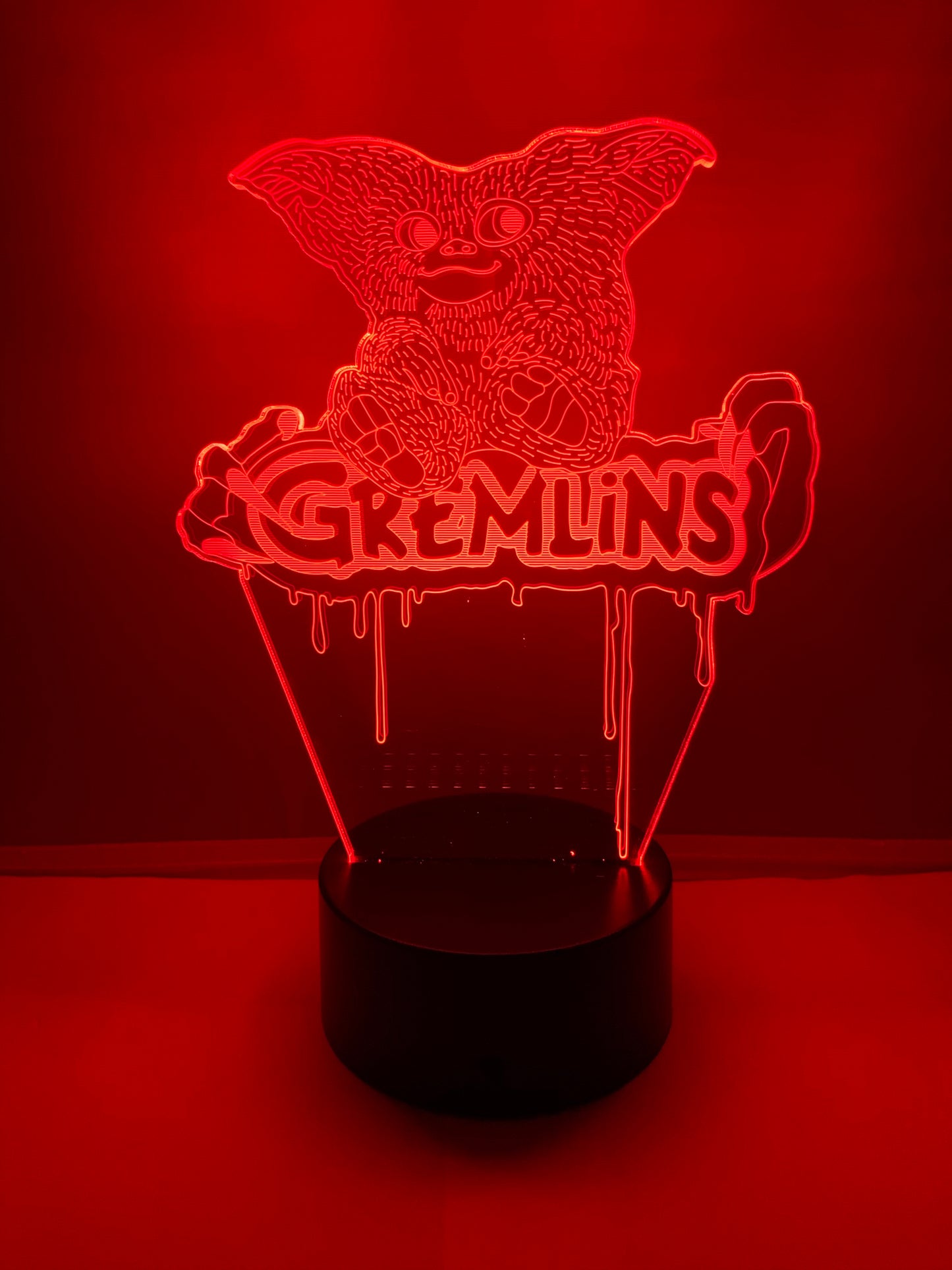 Lampe 3D DEL Les Gremlins