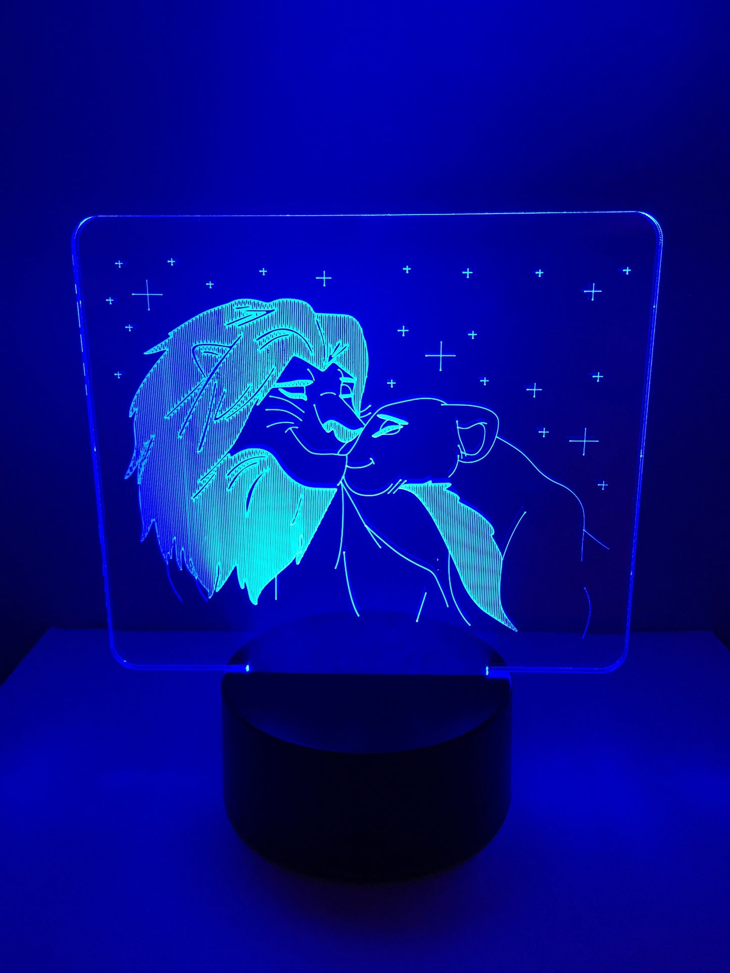 Lampe 3D DEL Le Roi lion