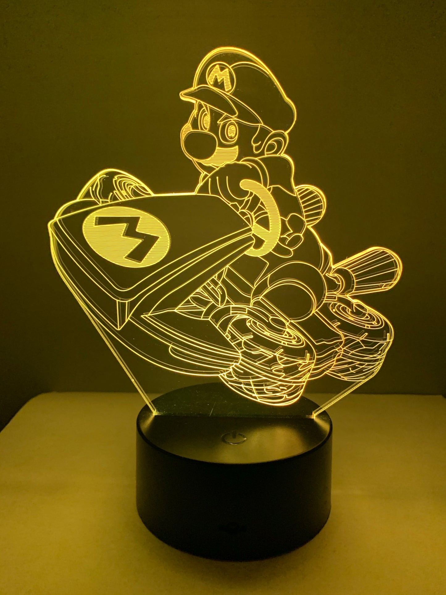 Lampe 3D DEL Mario Kart Super Mario