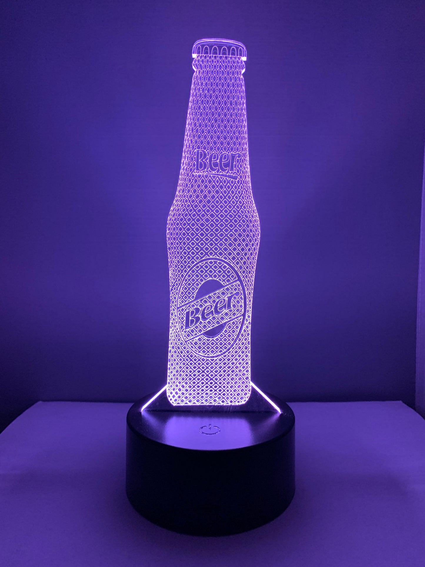 Lampe 3D DEL Bière