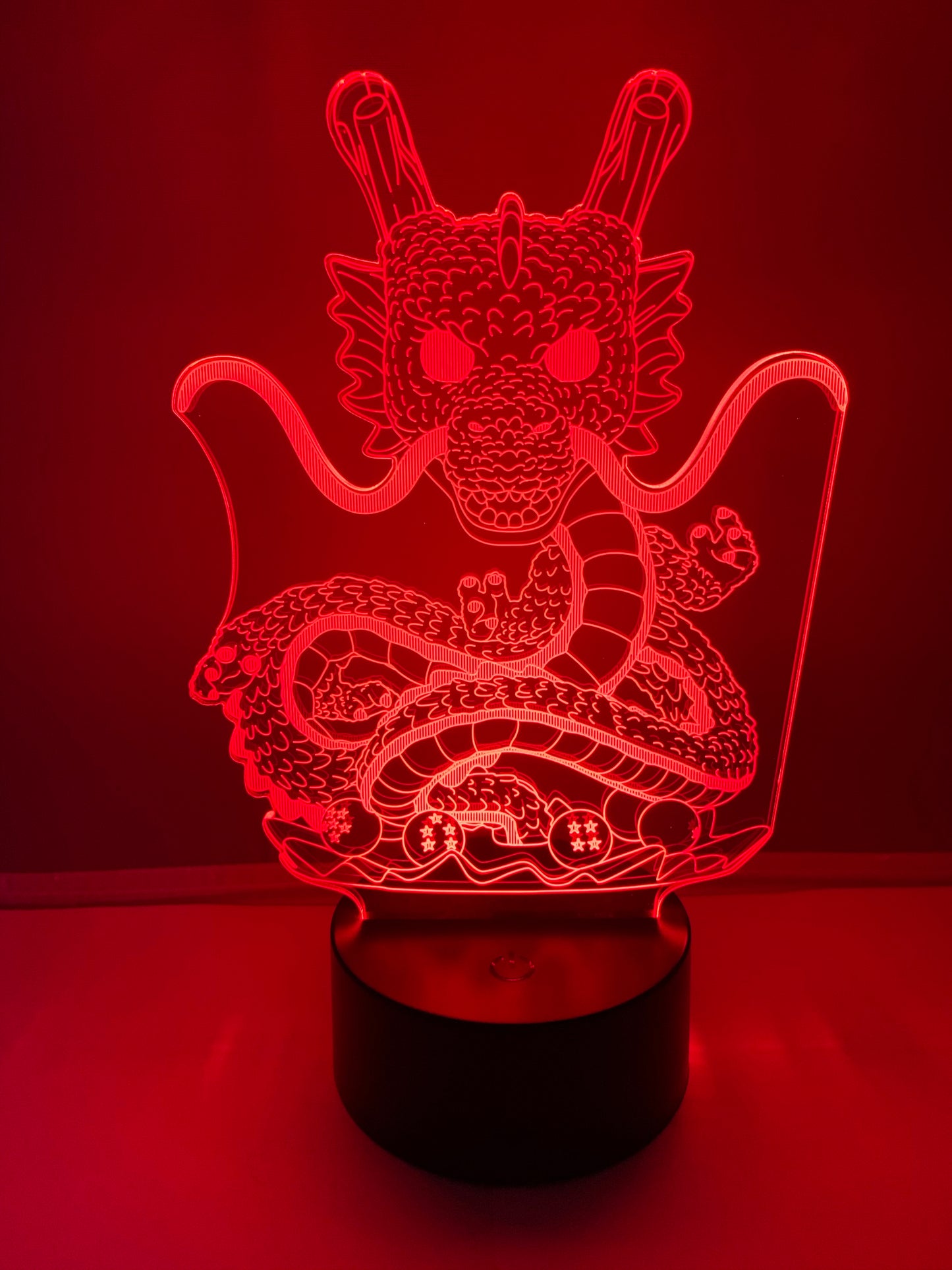 Lampe 3D DEL Dragon Shenron Dragon Ball