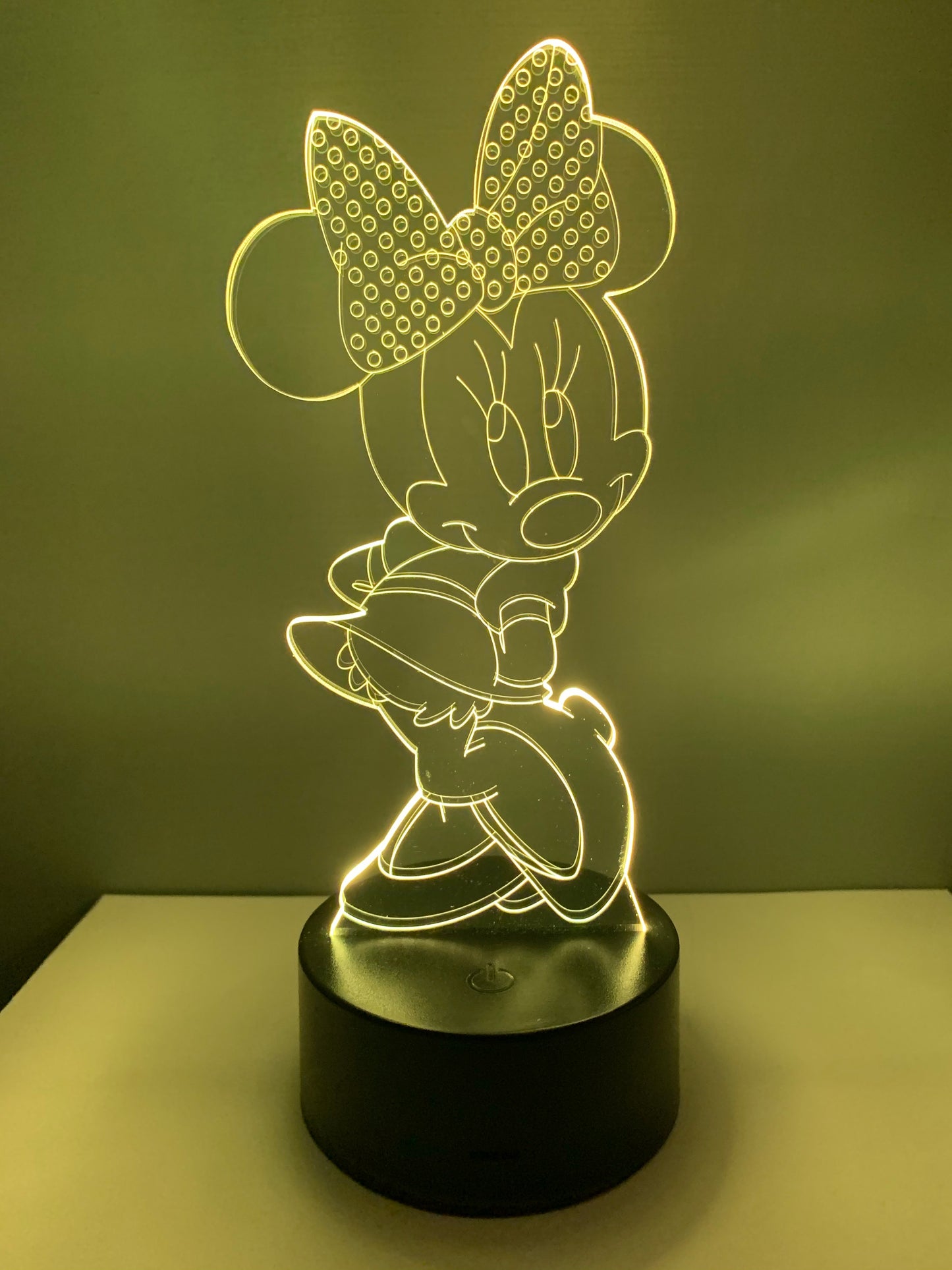 Lampe 3D DEL Minnie Mouse