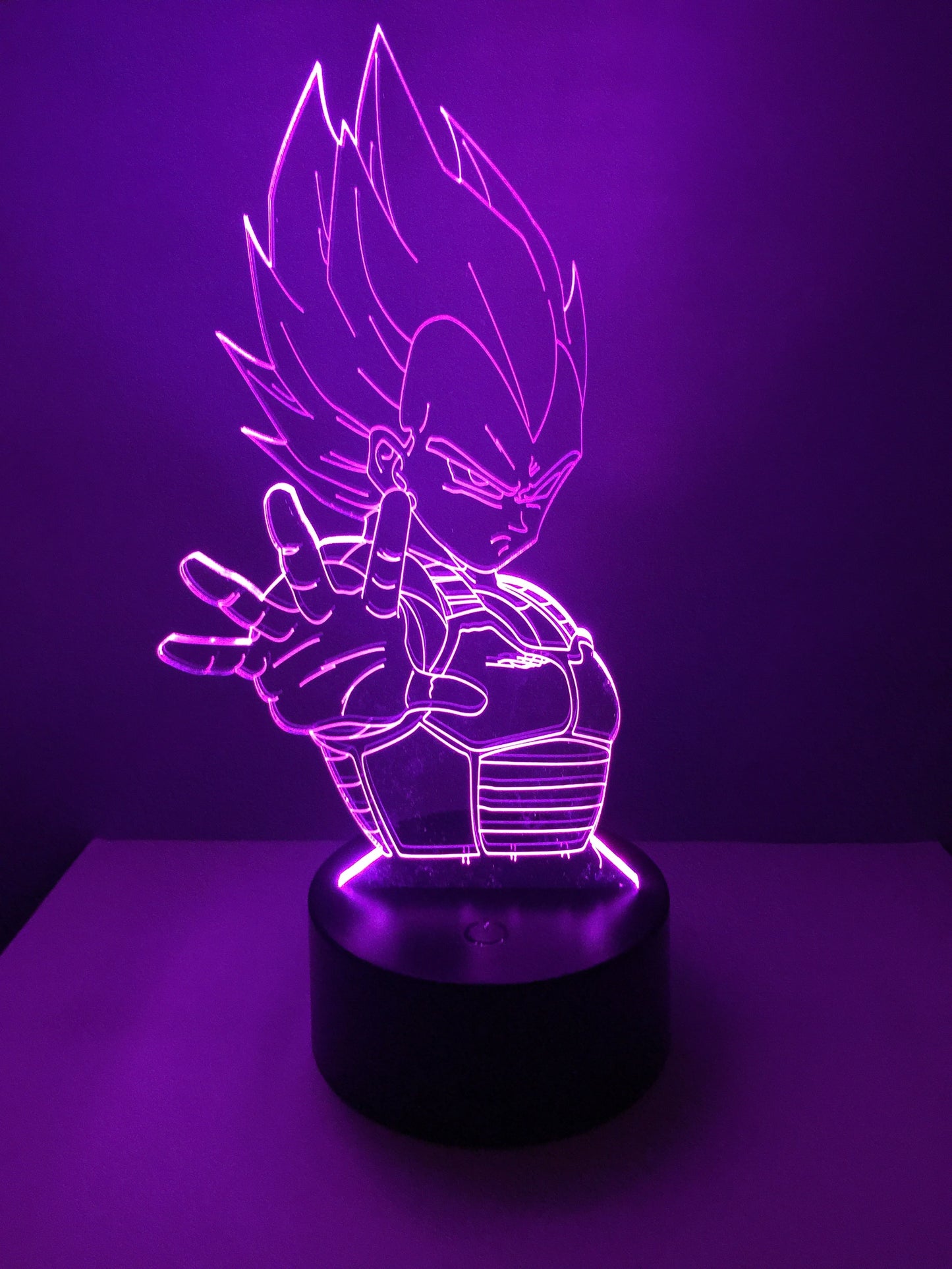 Lampe 3D DEL Vegeta Dragon Ball