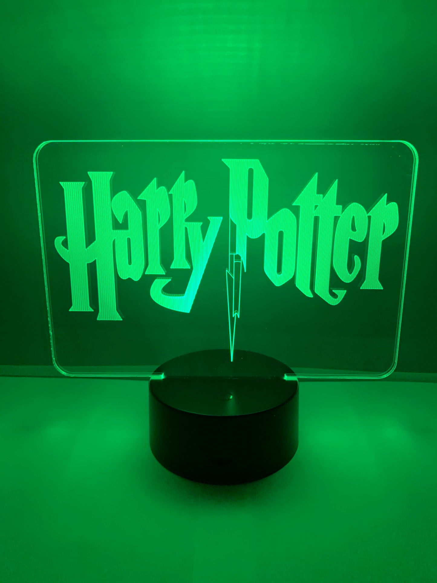 Lampe 3D DEL Harry Potter Logo