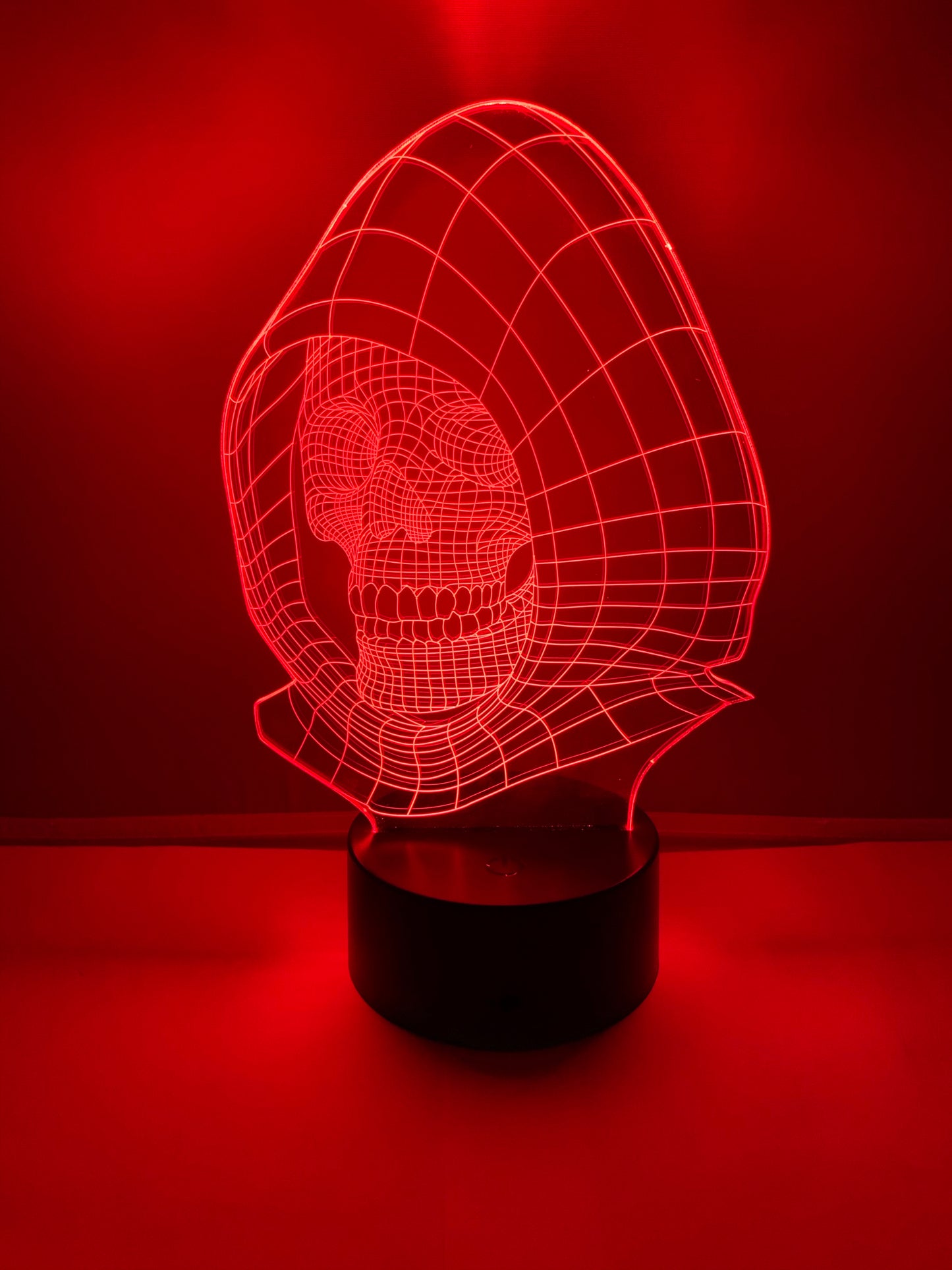 Lampe 3D DEL Crâne (Tête de mort)