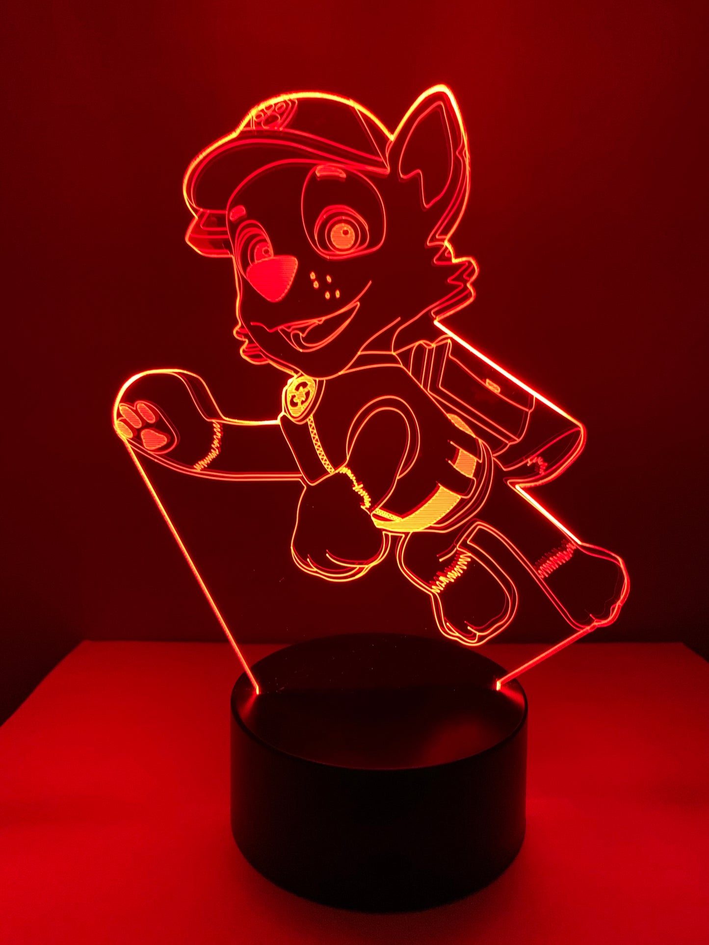 Lampe 3D DEL Rocky Pat Patrouille