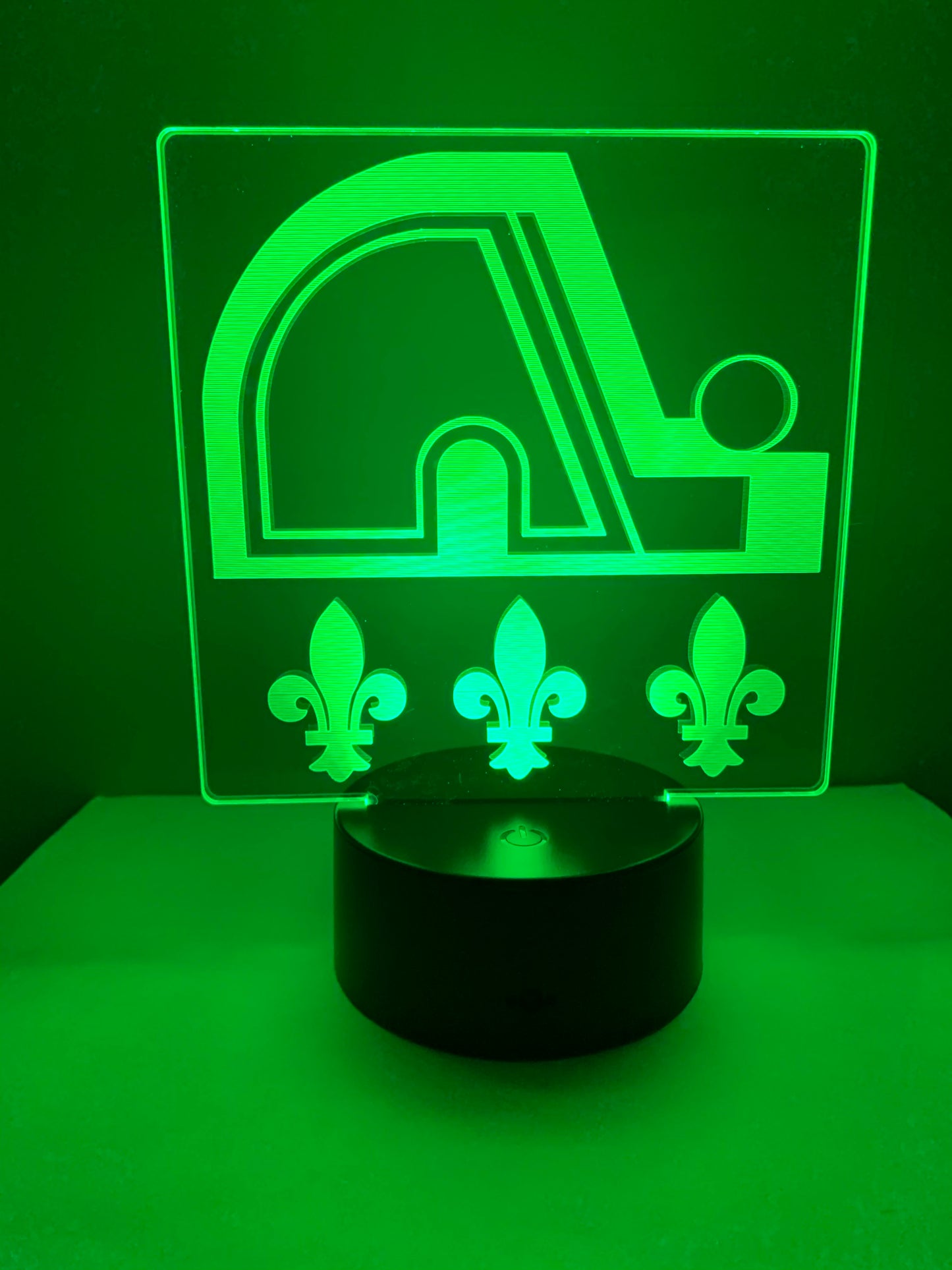 Lampe 3D DEL Hockey Les Nordiques